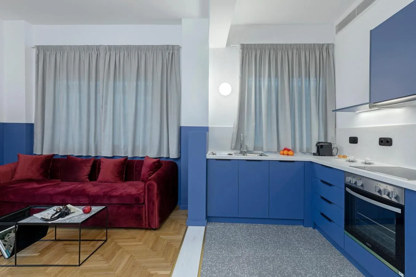 Kitchen or kitchenette in Acro Urban Suites