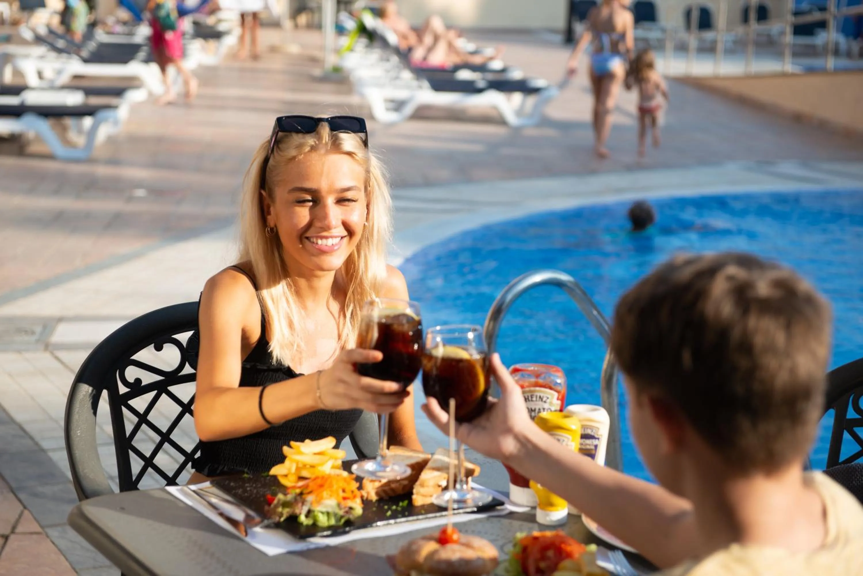 children in Can Picafort Palace