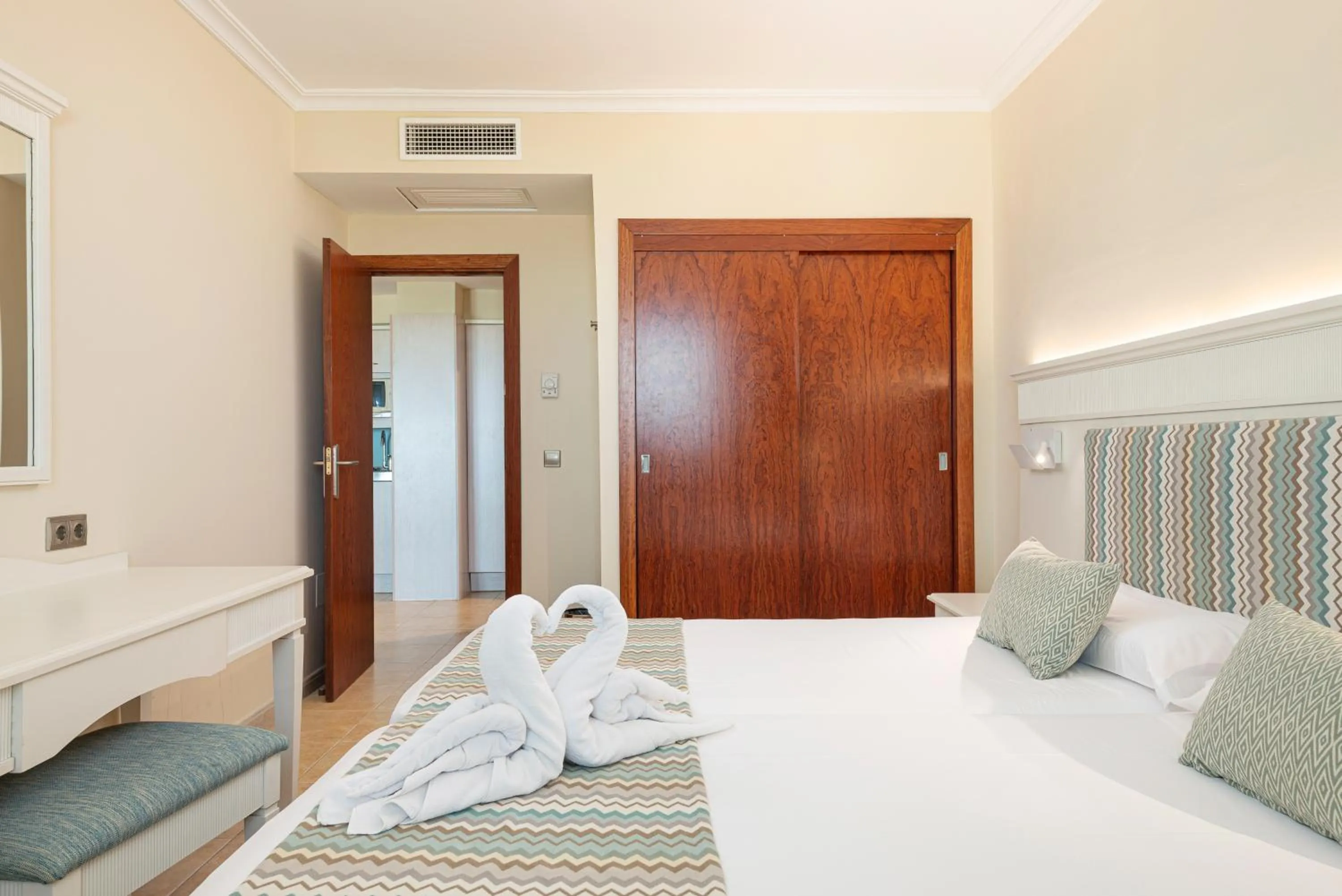 Bed in Can Picafort Palace