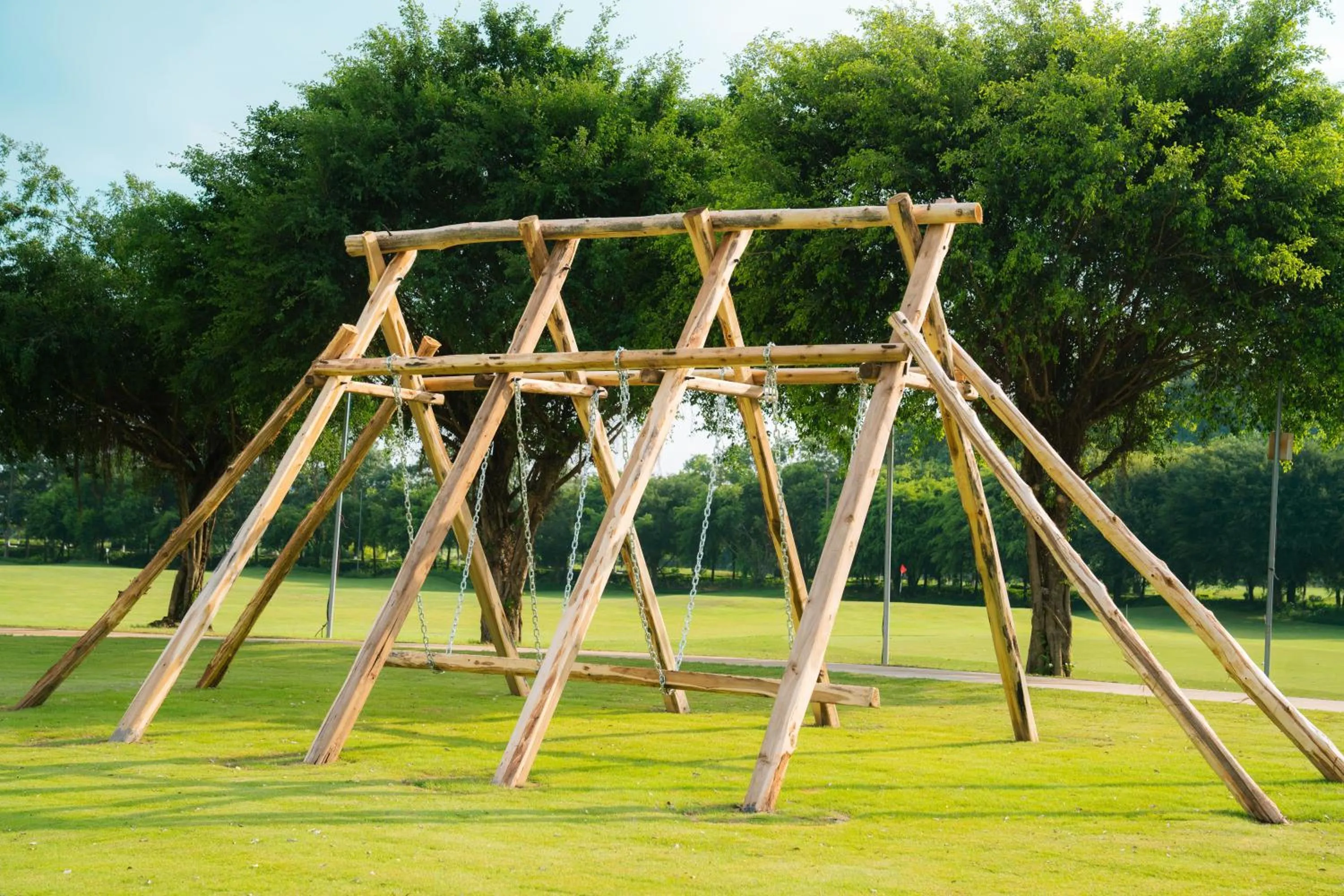 Children play ground in The Five Resort & Golf Hoang Gia Ninh Binh