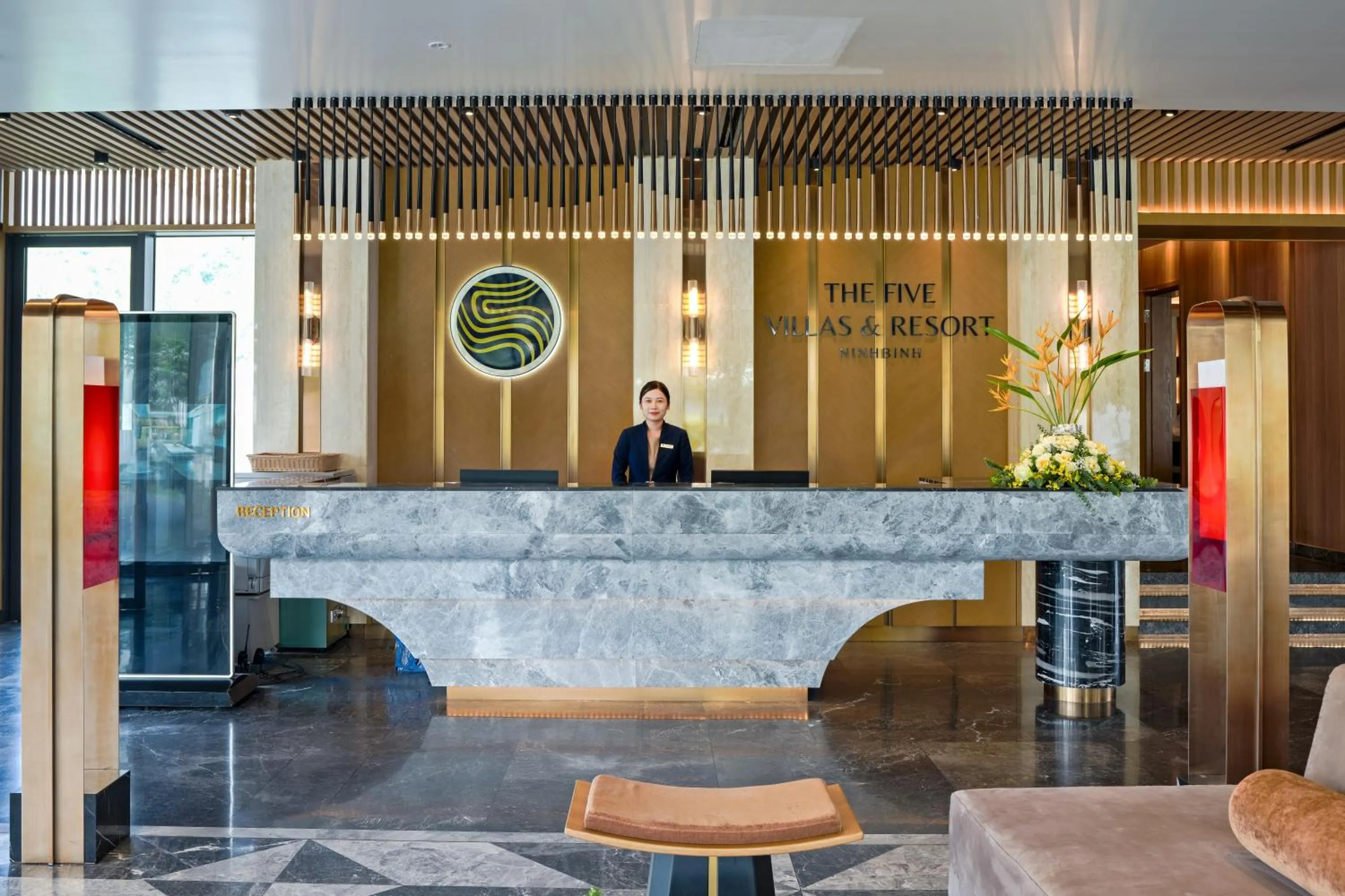Lobby or reception in The Five Resort & Golf Hoang Gia Ninh Binh
