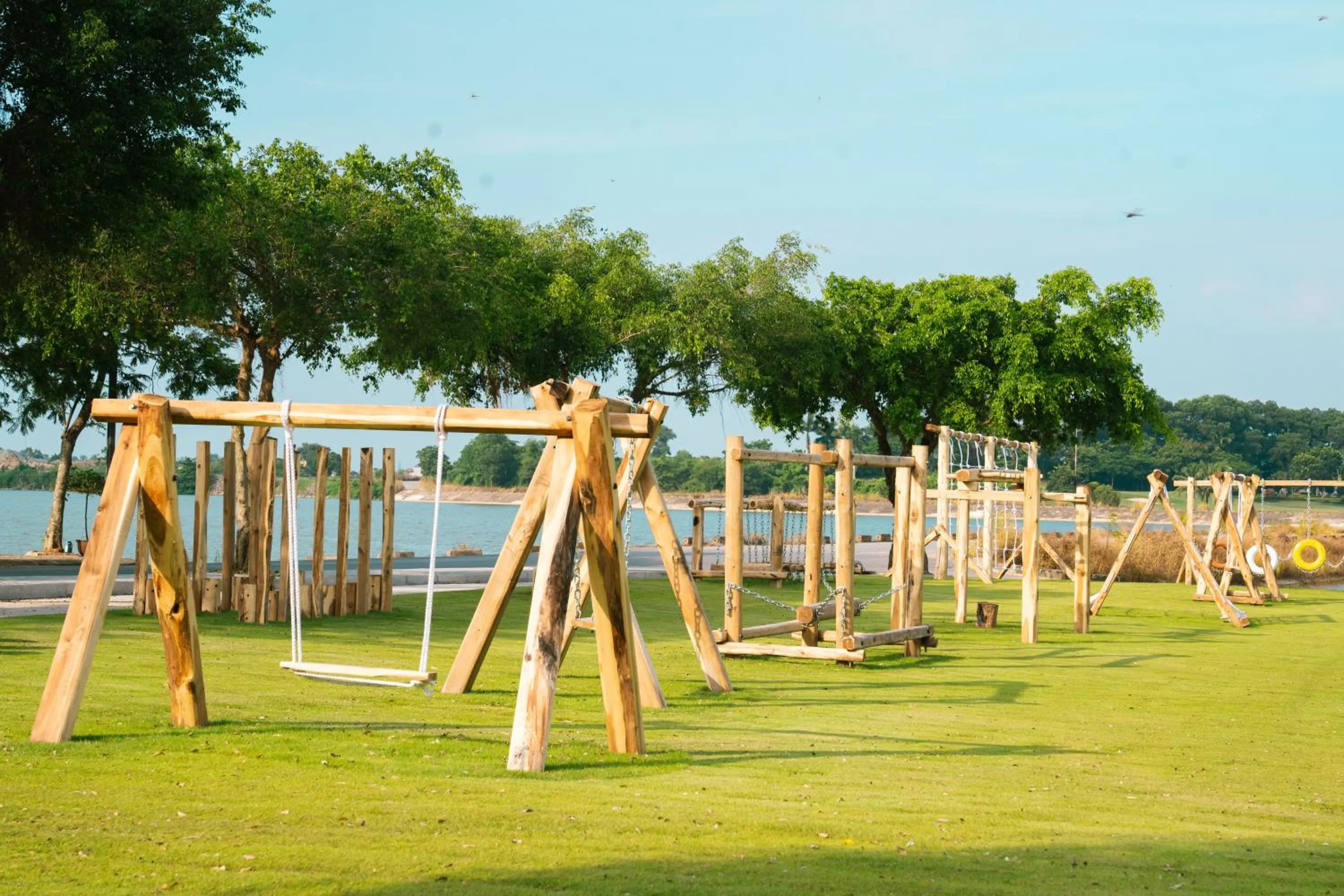 Children play ground in The Five Resort & Golf Hoang Gia Ninh Binh