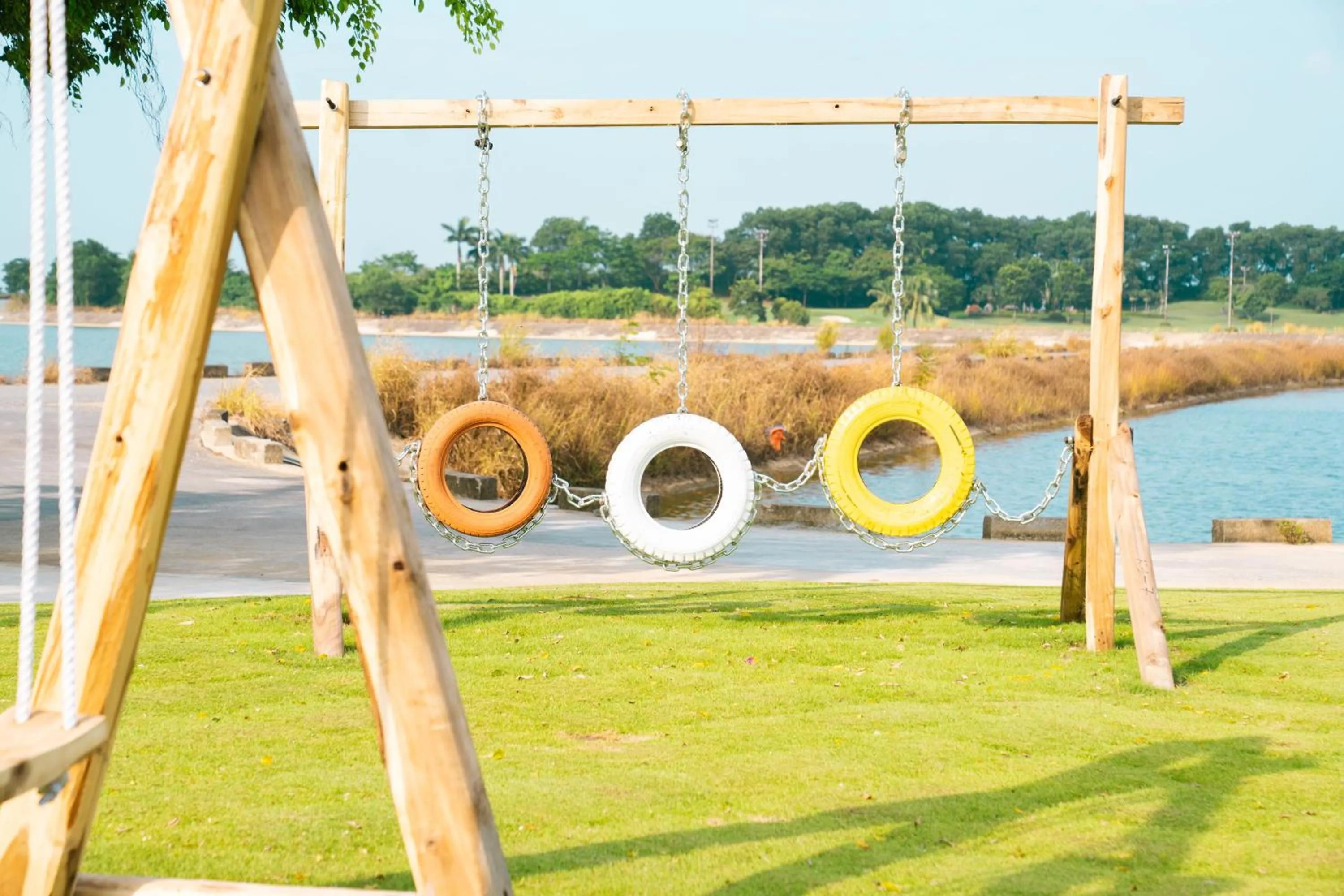 Children play ground in The Five Resort & Golf Hoang Gia Ninh Binh