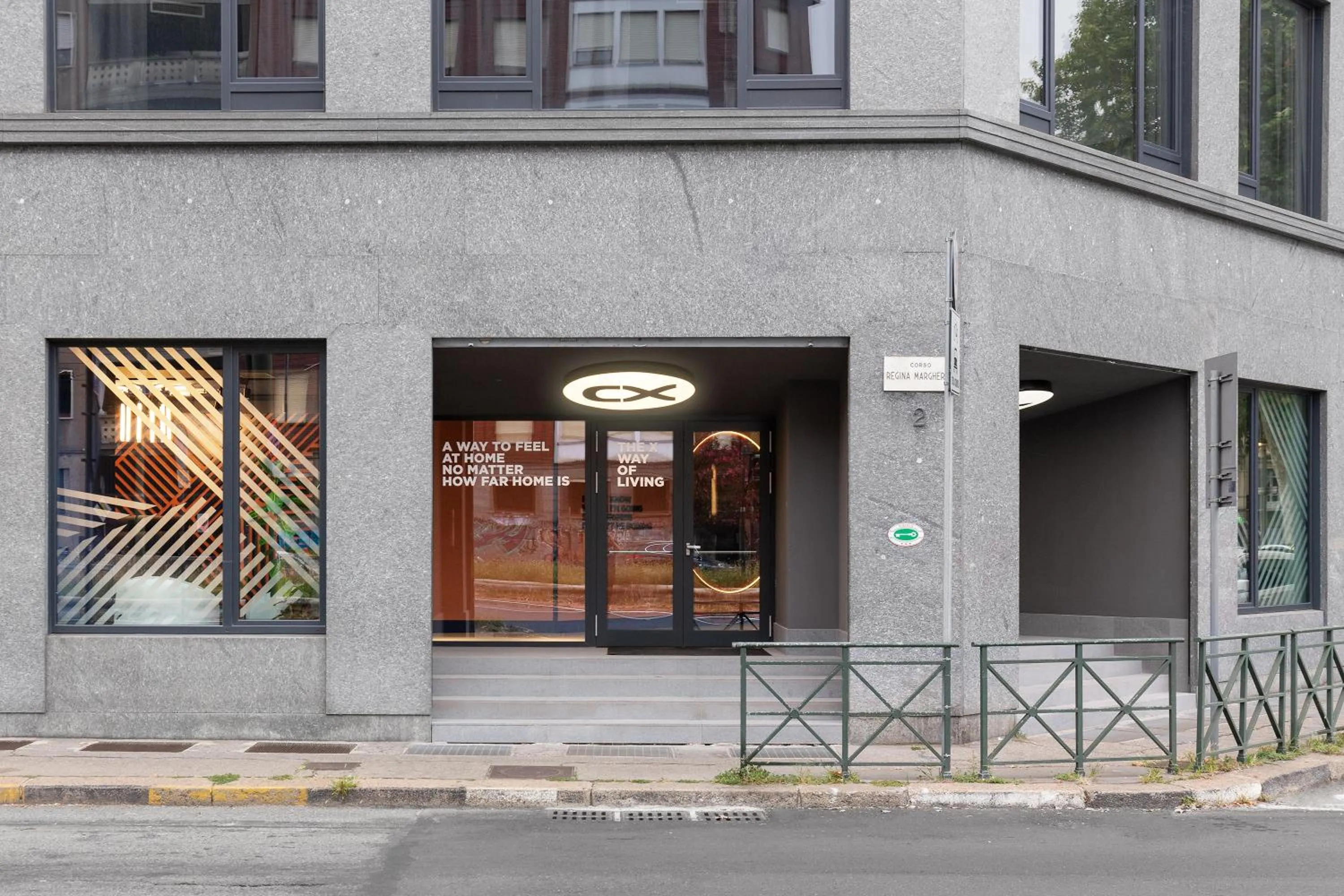 Facade/entrance in CX Turin Vanchiglia