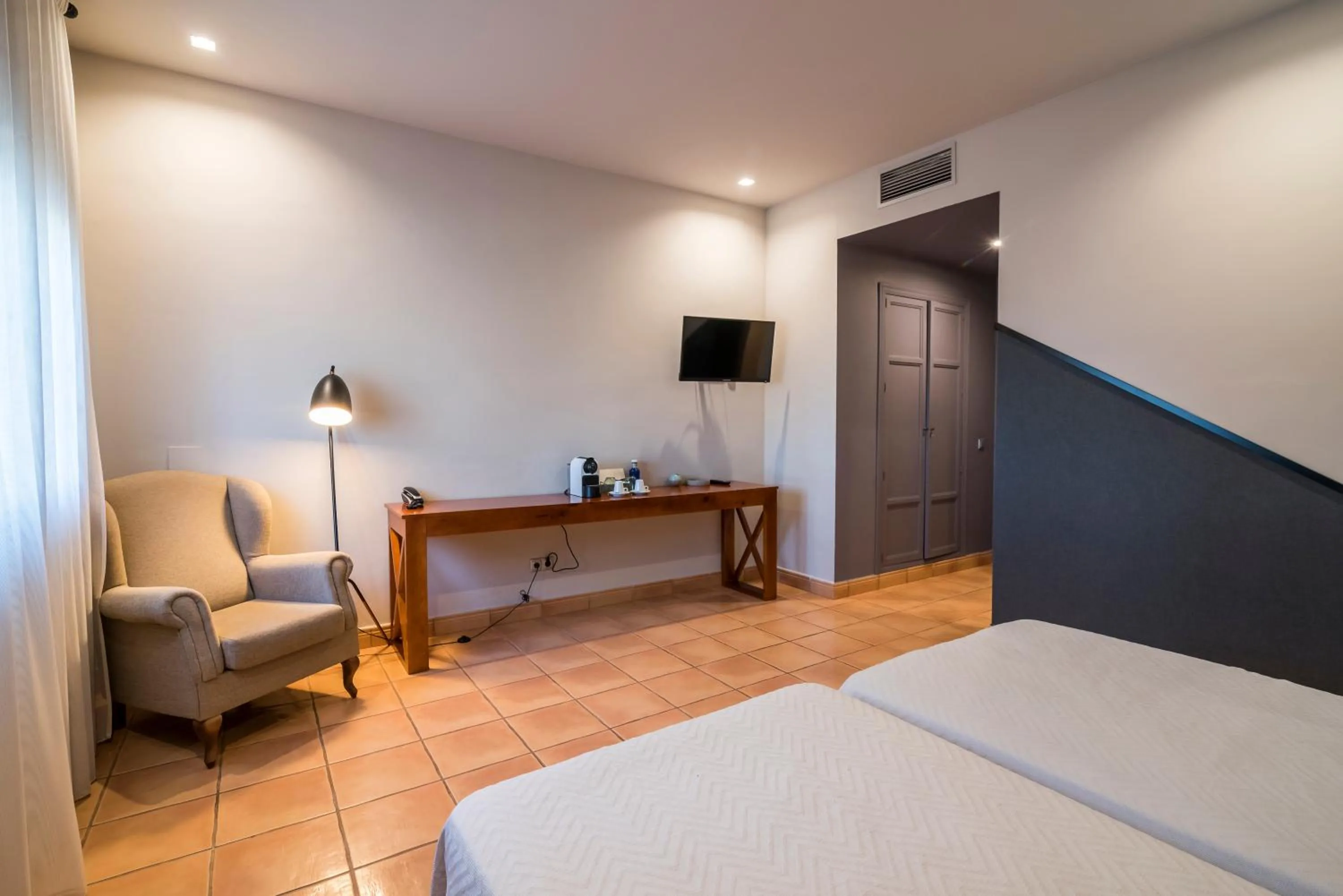 Bed in Hotel El Coto De Quevedo