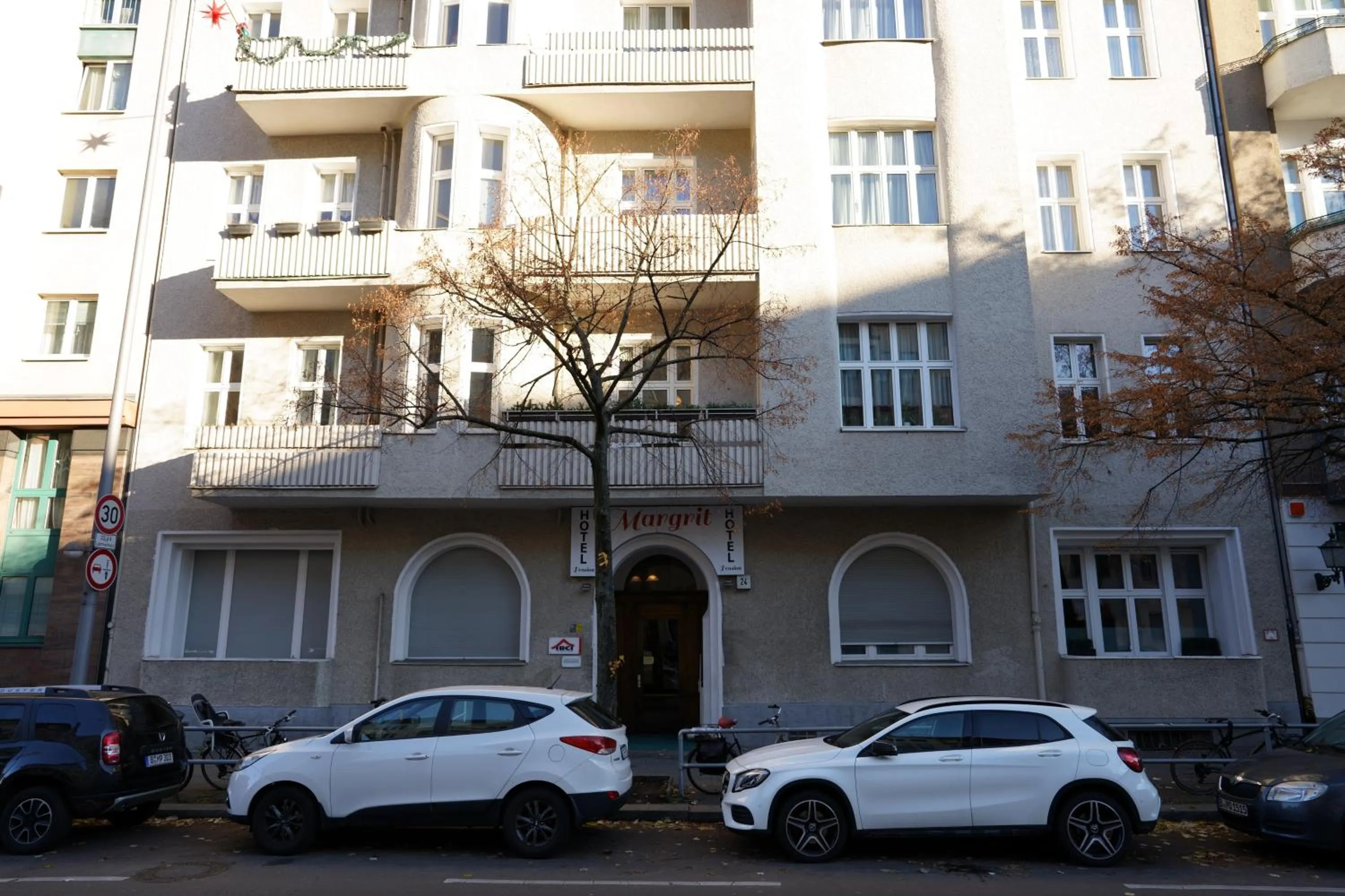 Facade/entrance in Hotel Margrit