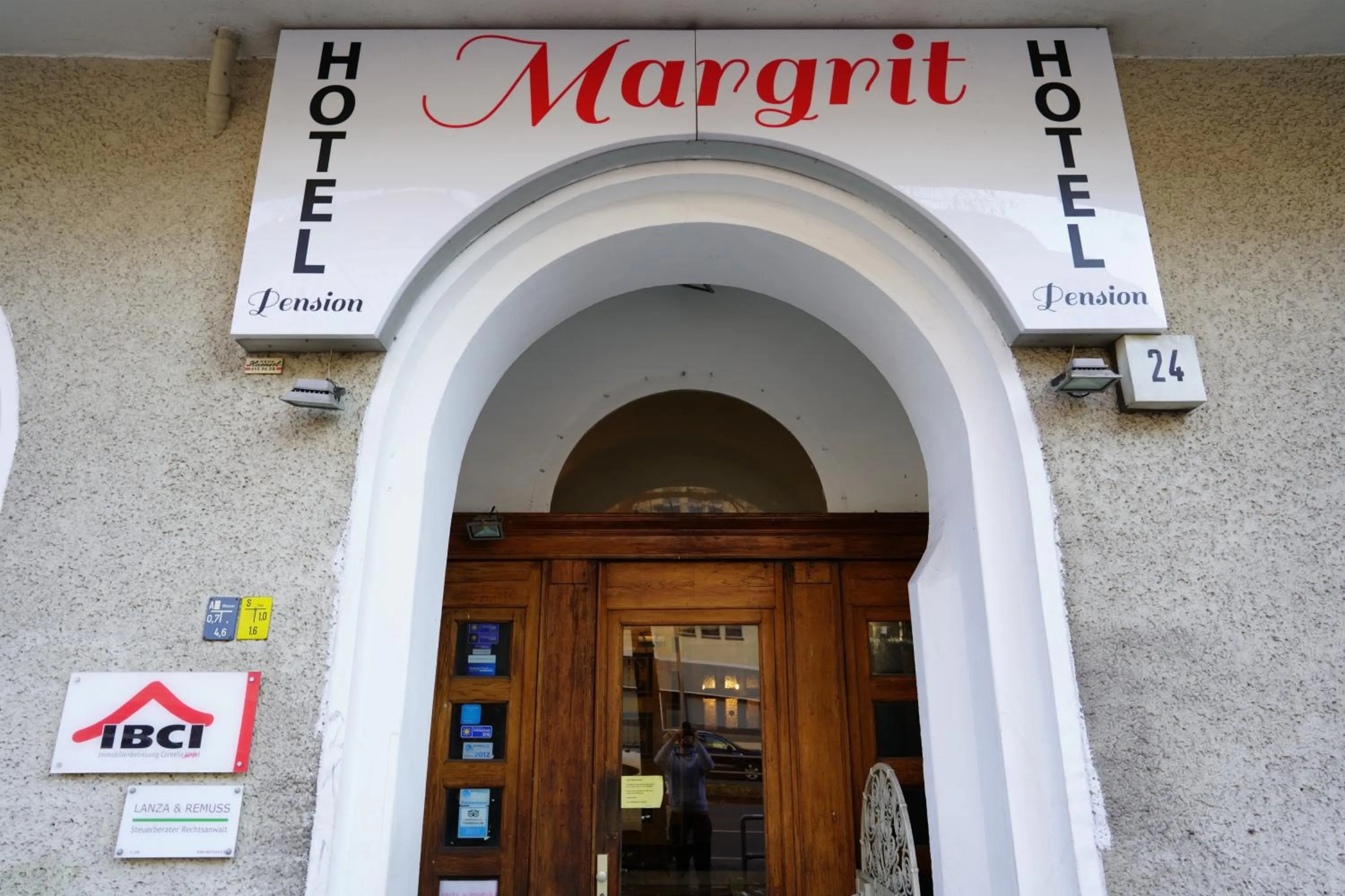 Facade/entrance in Hotel Margrit