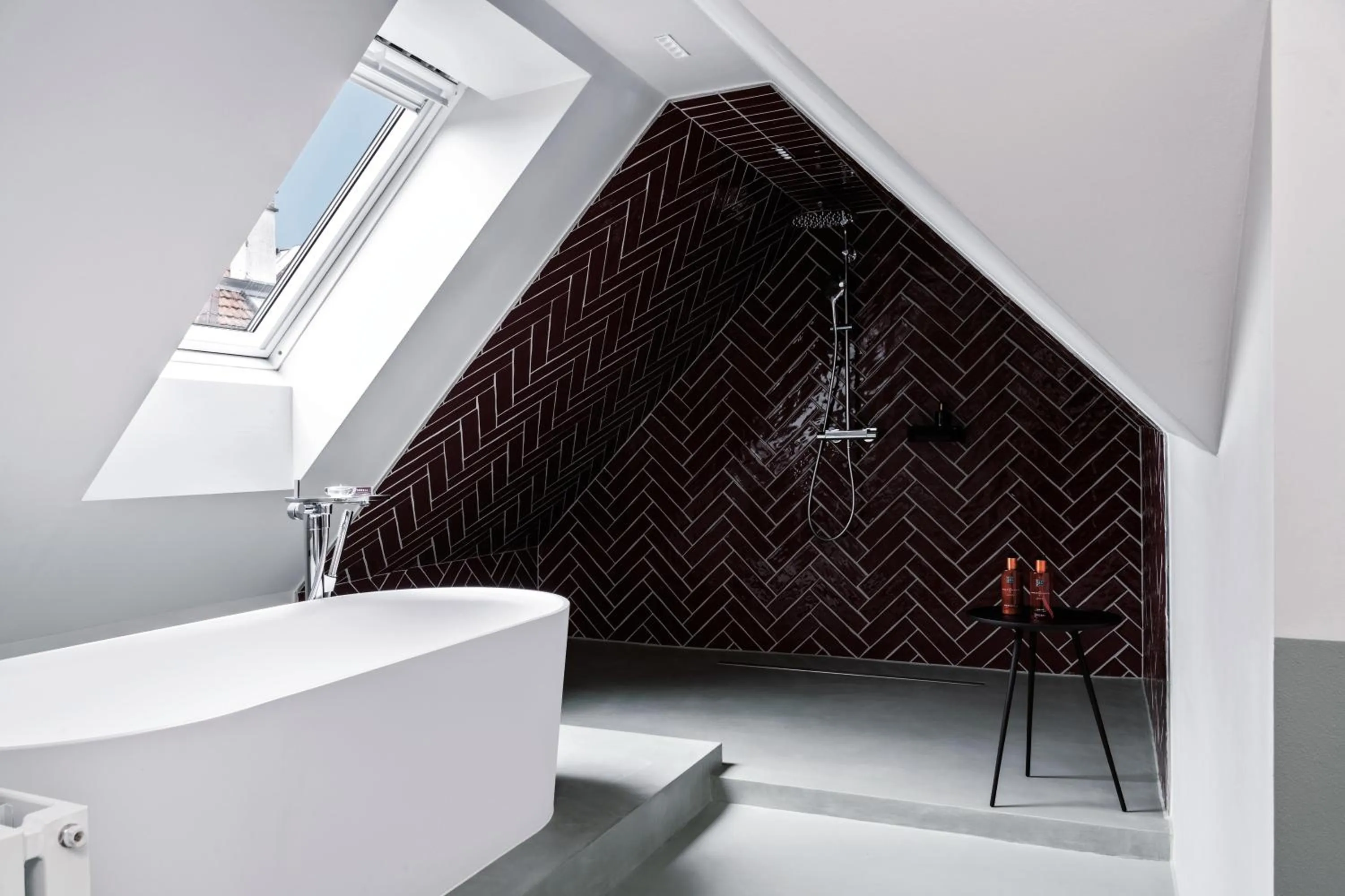 Shower in Sorell Boutique-Hotel City Weissenstein St Gallen