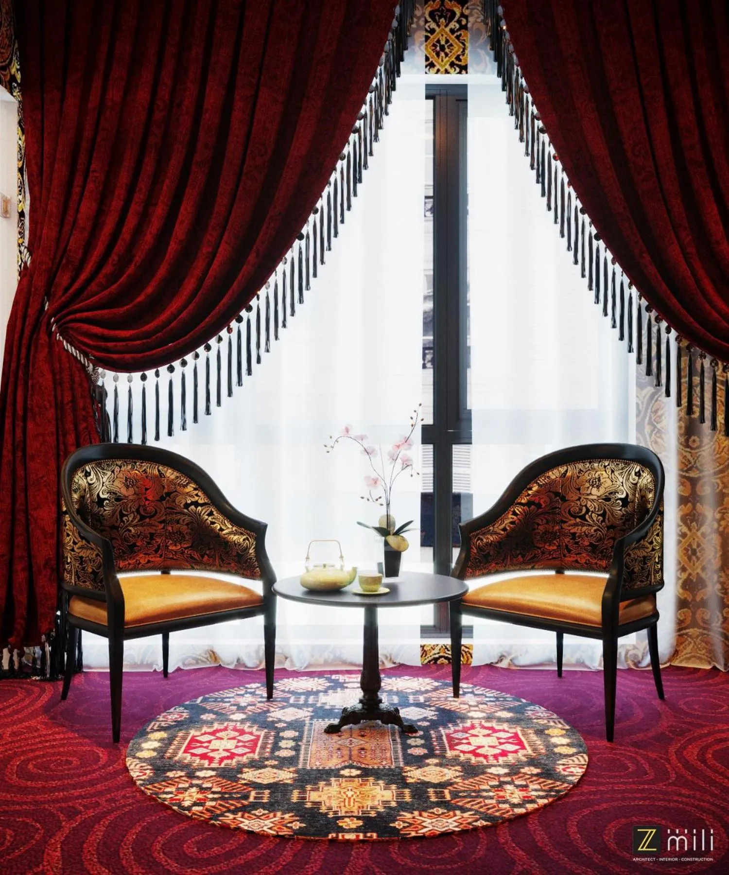 Seating area in Zen Hotel Hạ Long