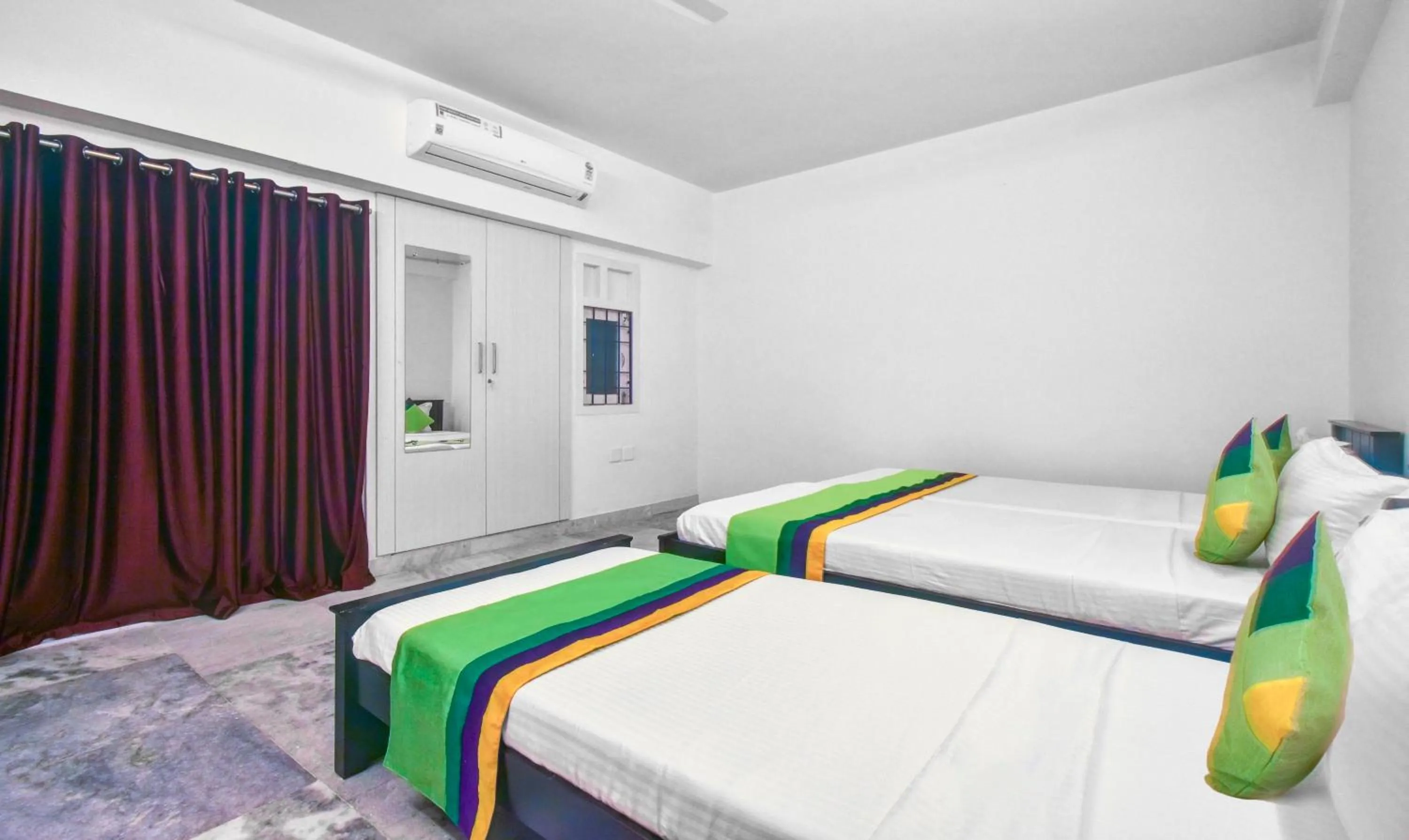 Bedroom, Bed in Treebo Eco Stay Nandanam