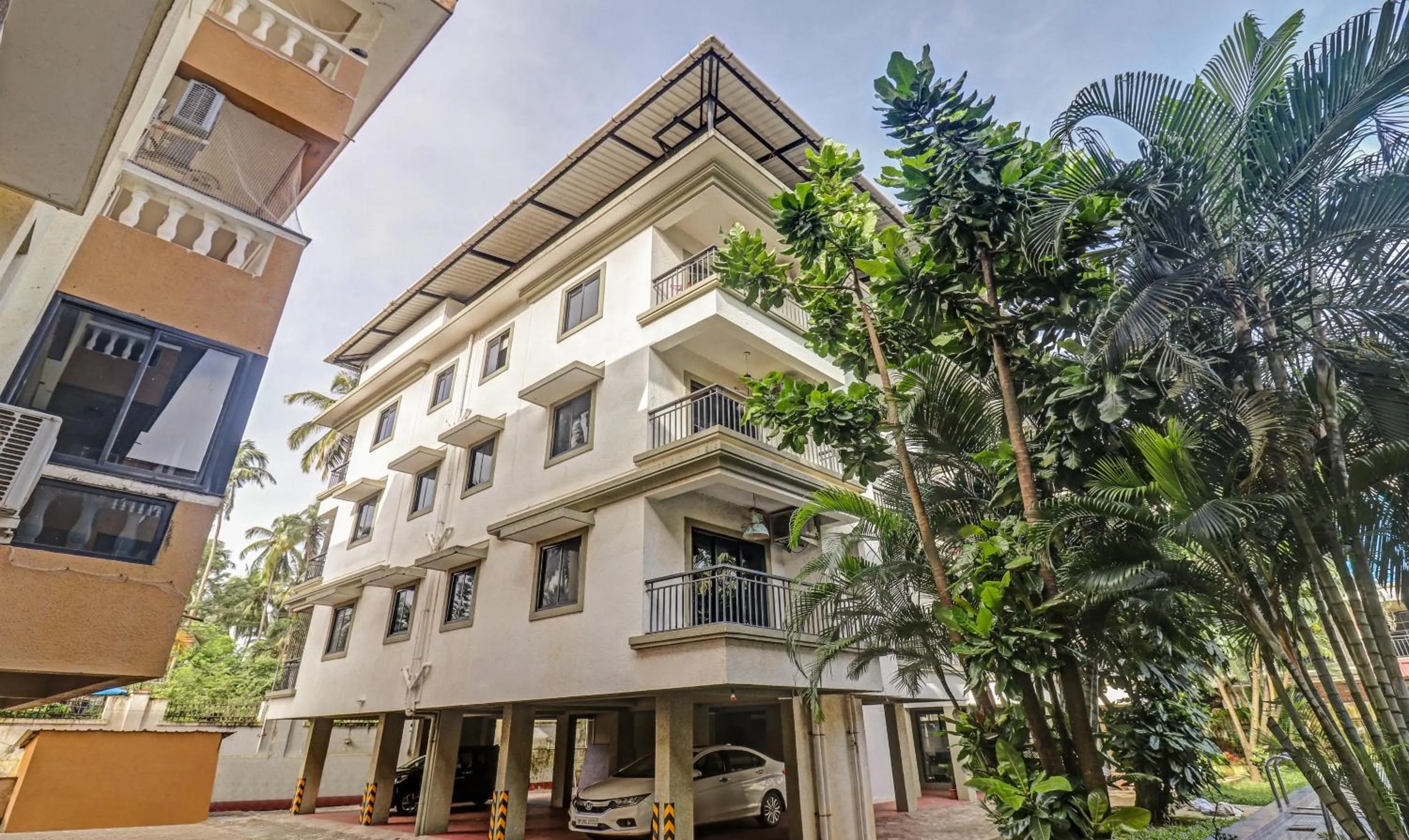 Property building in Treebo Aquamarine Arpora With Pool