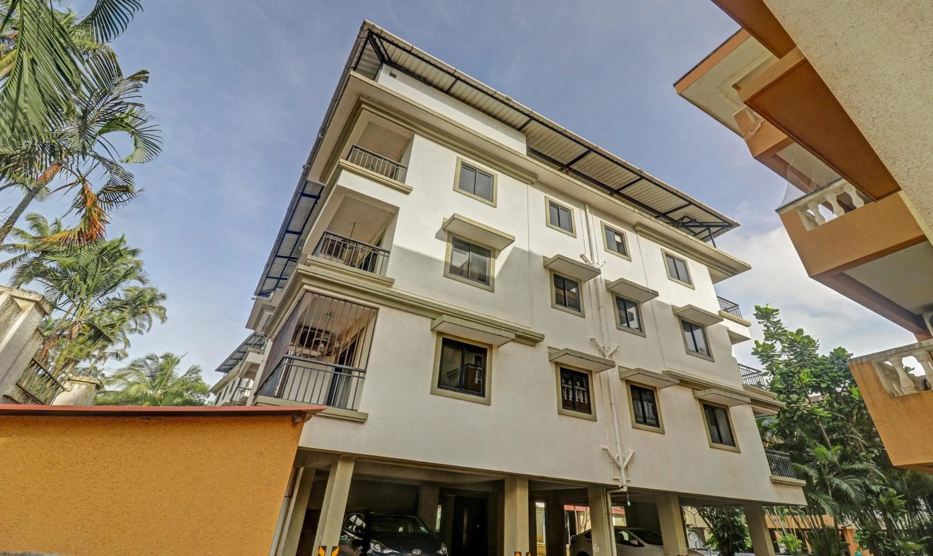 Property building in Treebo Aquamarine Arpora With Pool