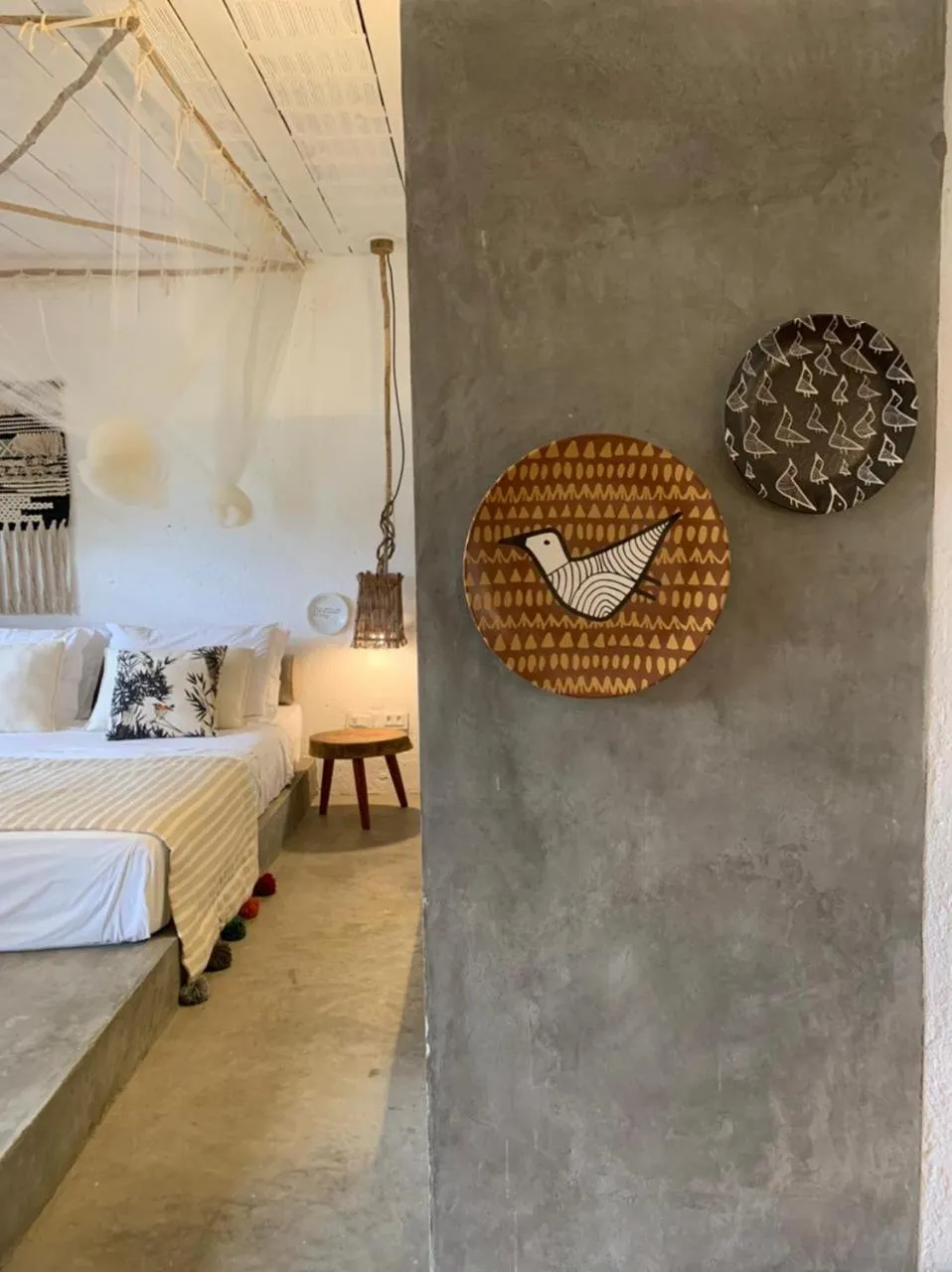 Decorative detail, Bed in Villa Siriguela