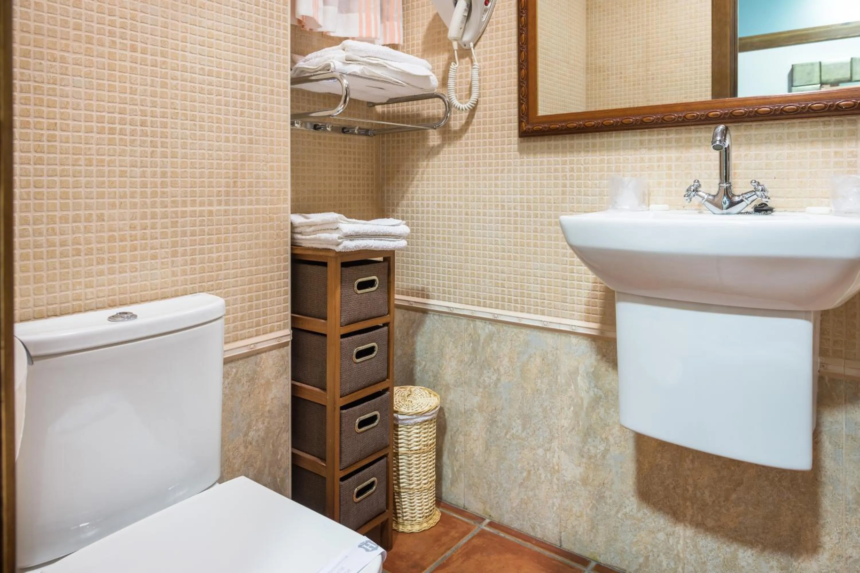 Bathroom in Hostal Restaurante Rijujama