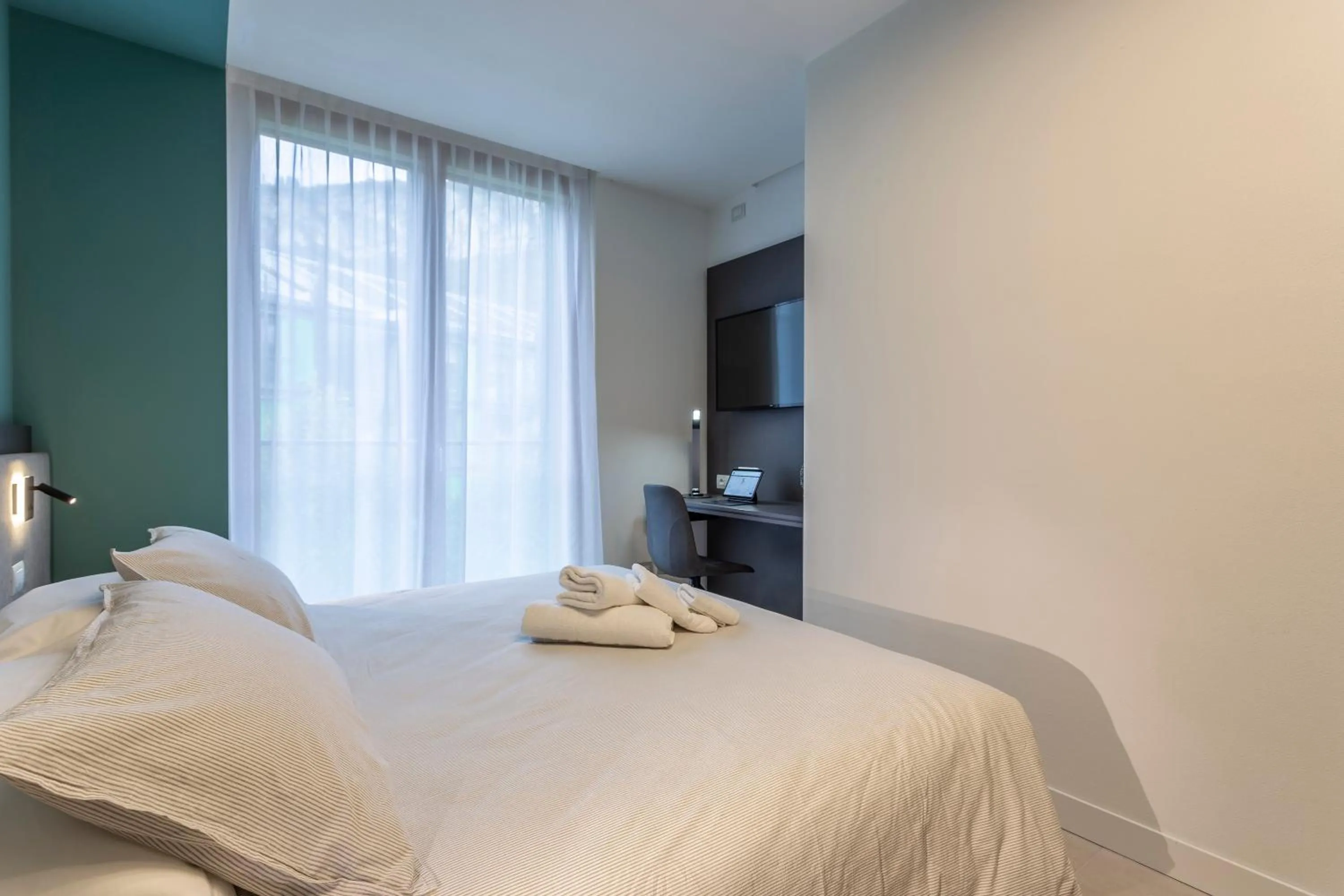 Bed in Habitat Guest House