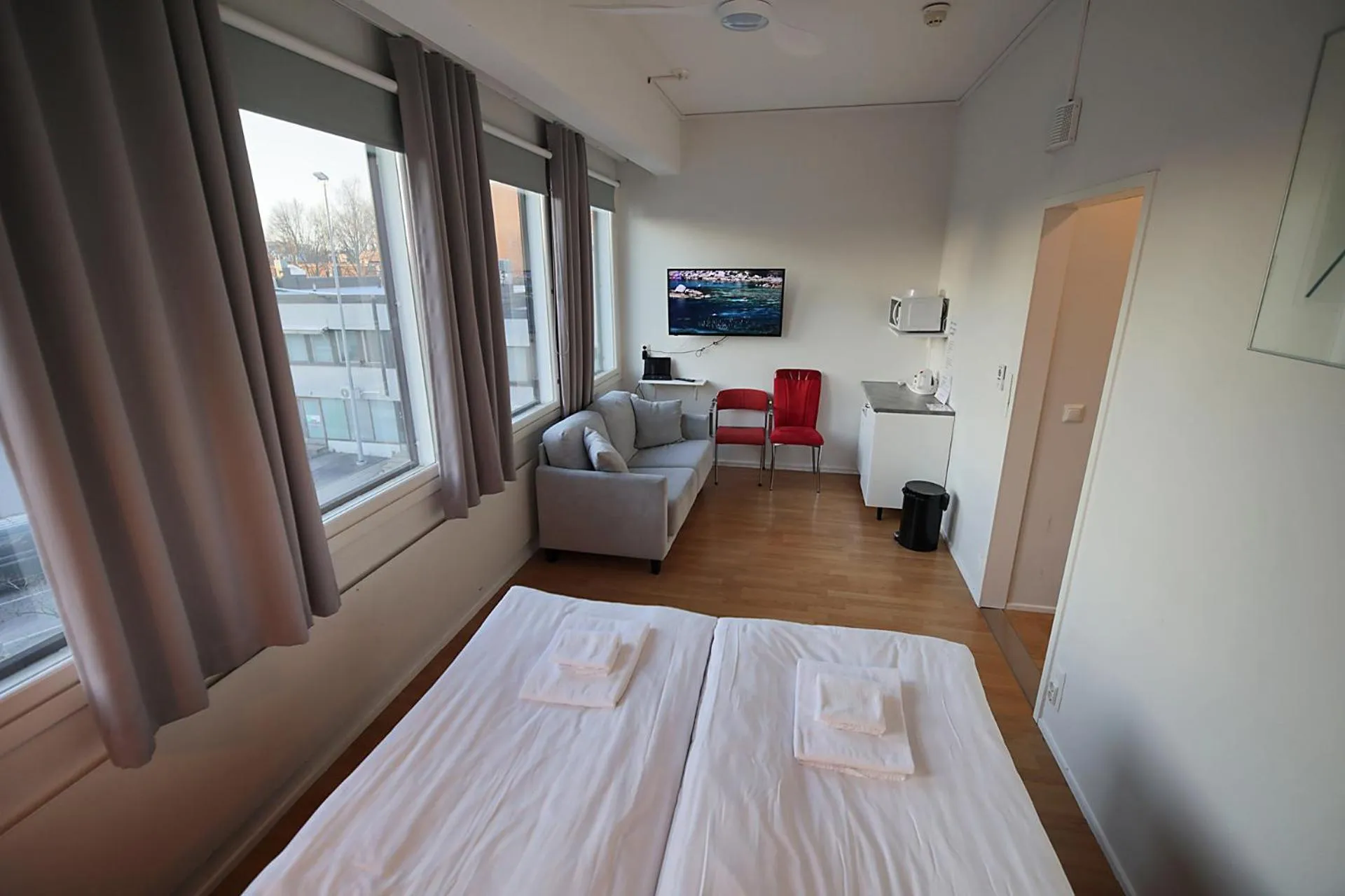Bedroom, Bed in Hotelli Kerava