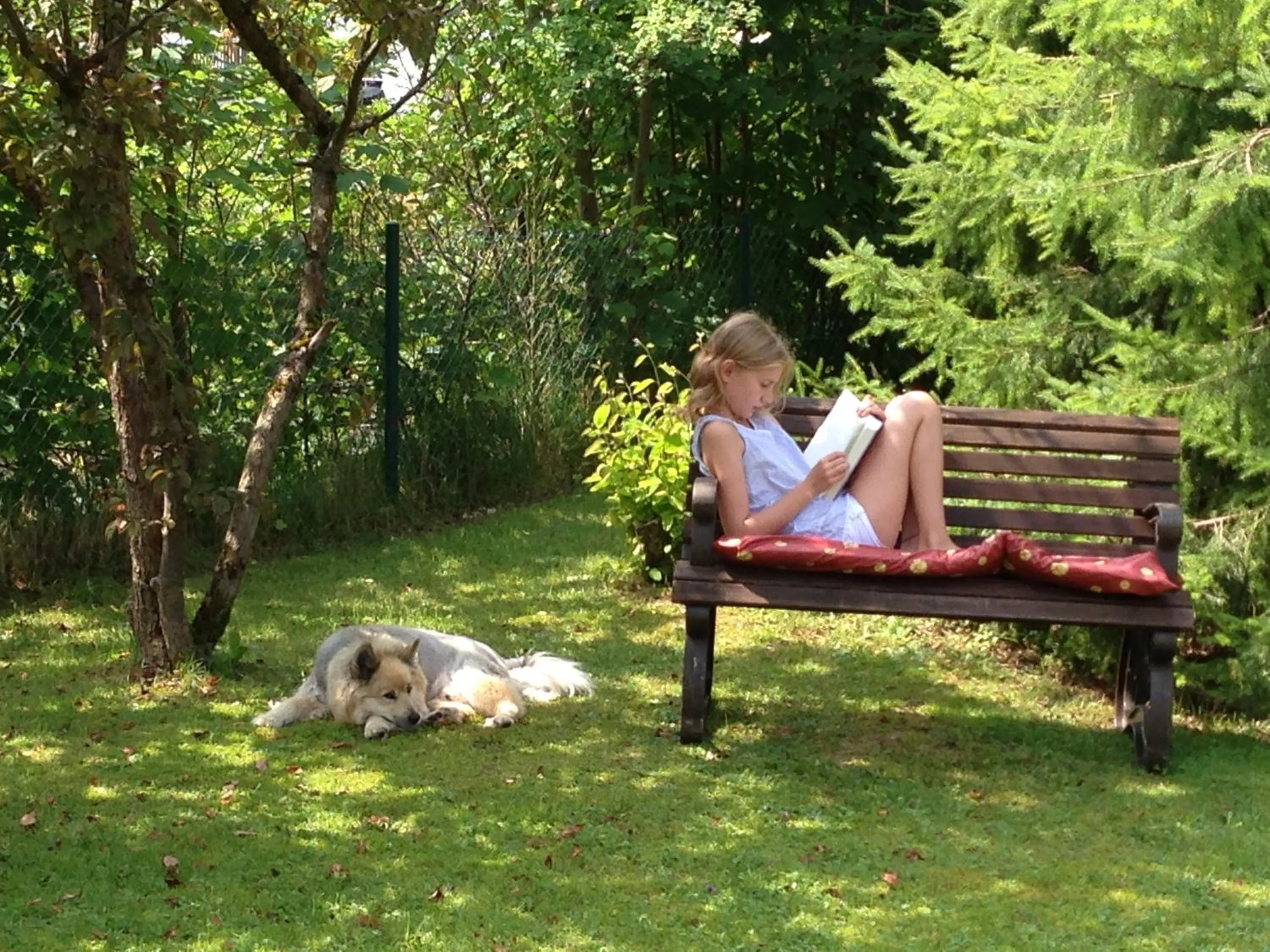 Garden in Gästehaus Edlhuber