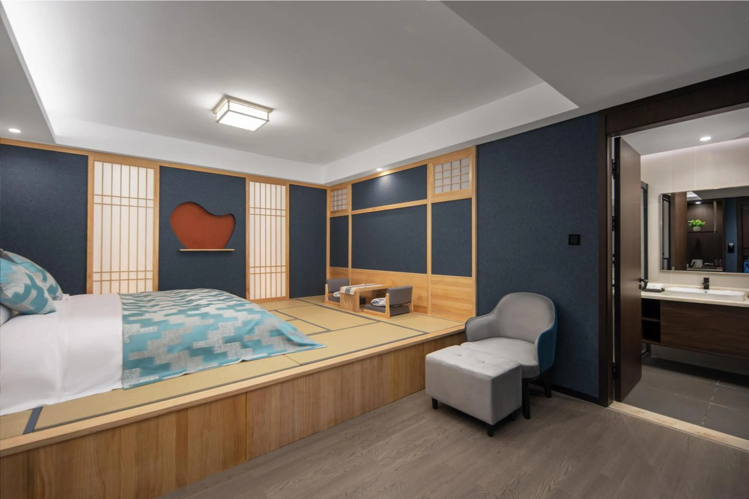 Bed in Dijing Hotel Shanghai