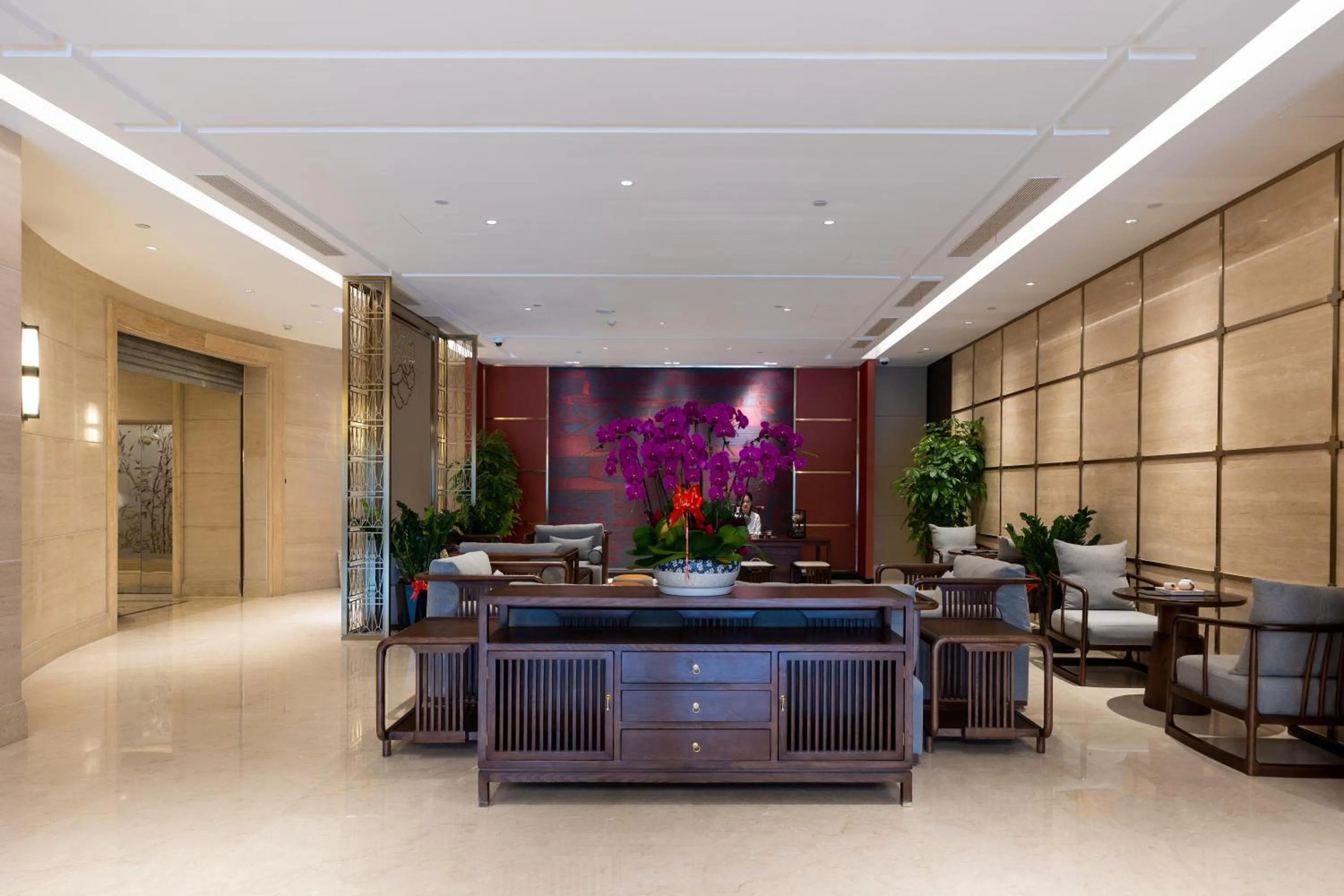 Seating area in Dijing Hotel Shanghai