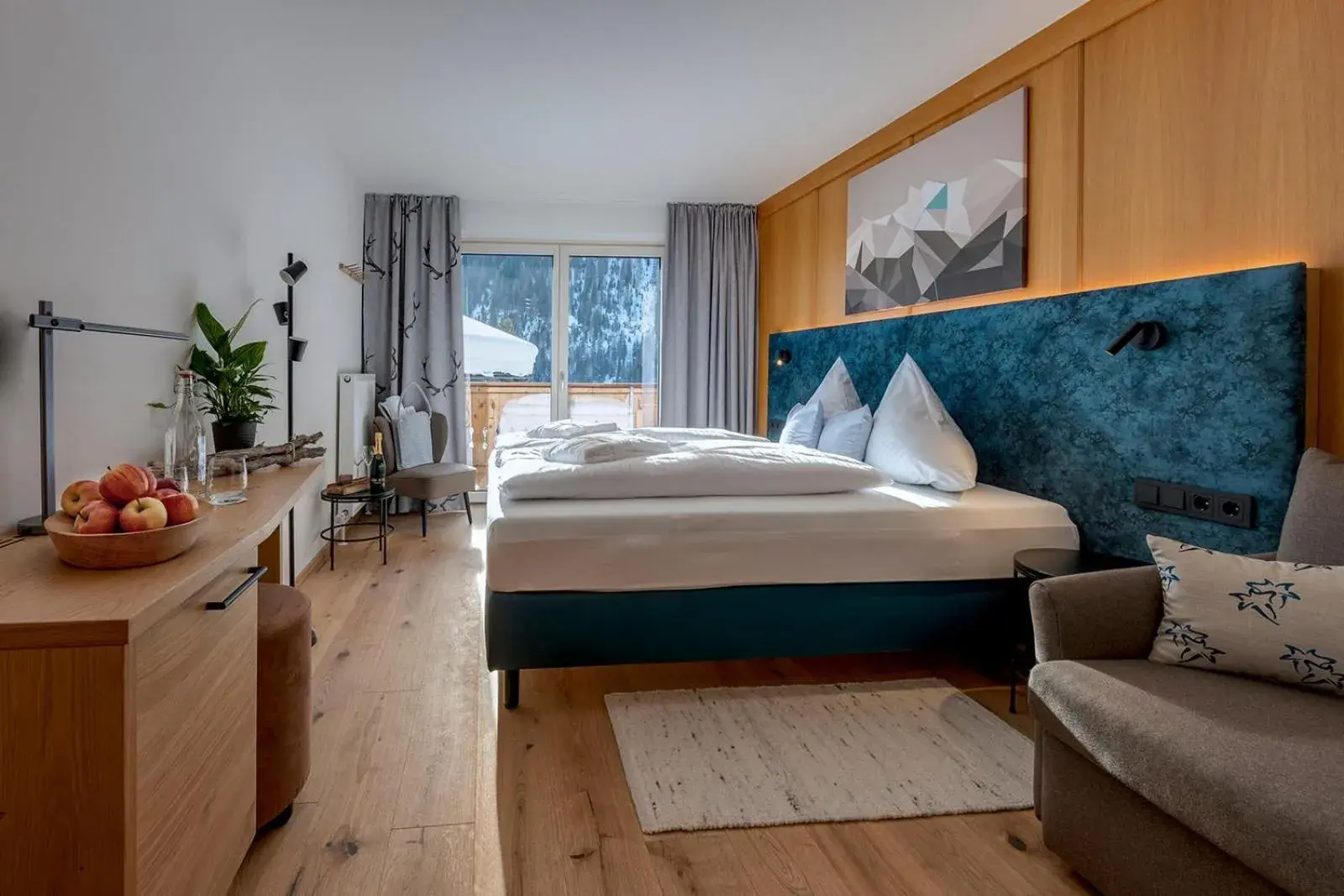 Double Room with Balcony in Das Unterrain Lifestyle Hotel Double Room with Balcony in Das Unterrain Lifestyle Hotel