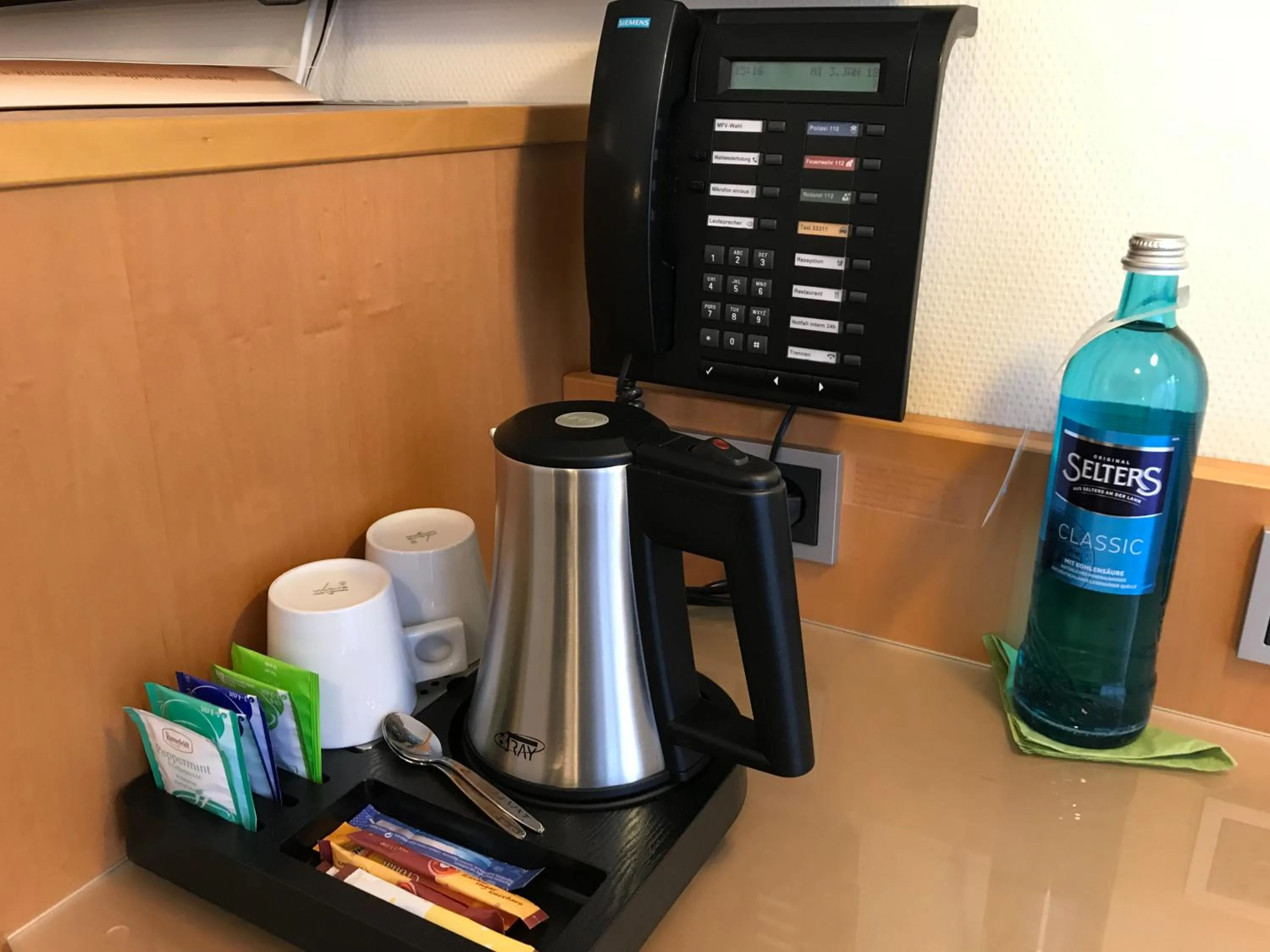 Coffee/tea facilities in Hotel Birkenhof
