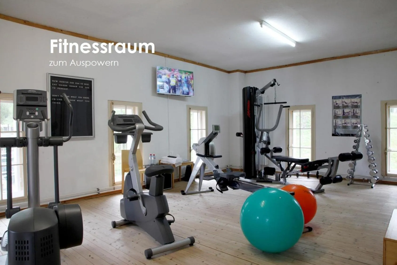 Fitness centre/facilities in Hotel Castell