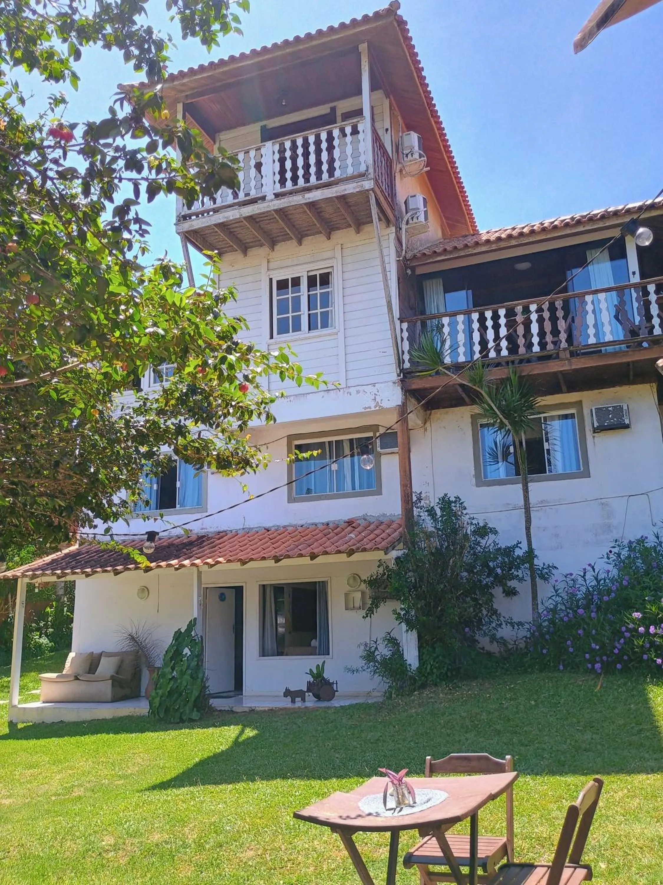 Garden view in Namorada Brava Guest House