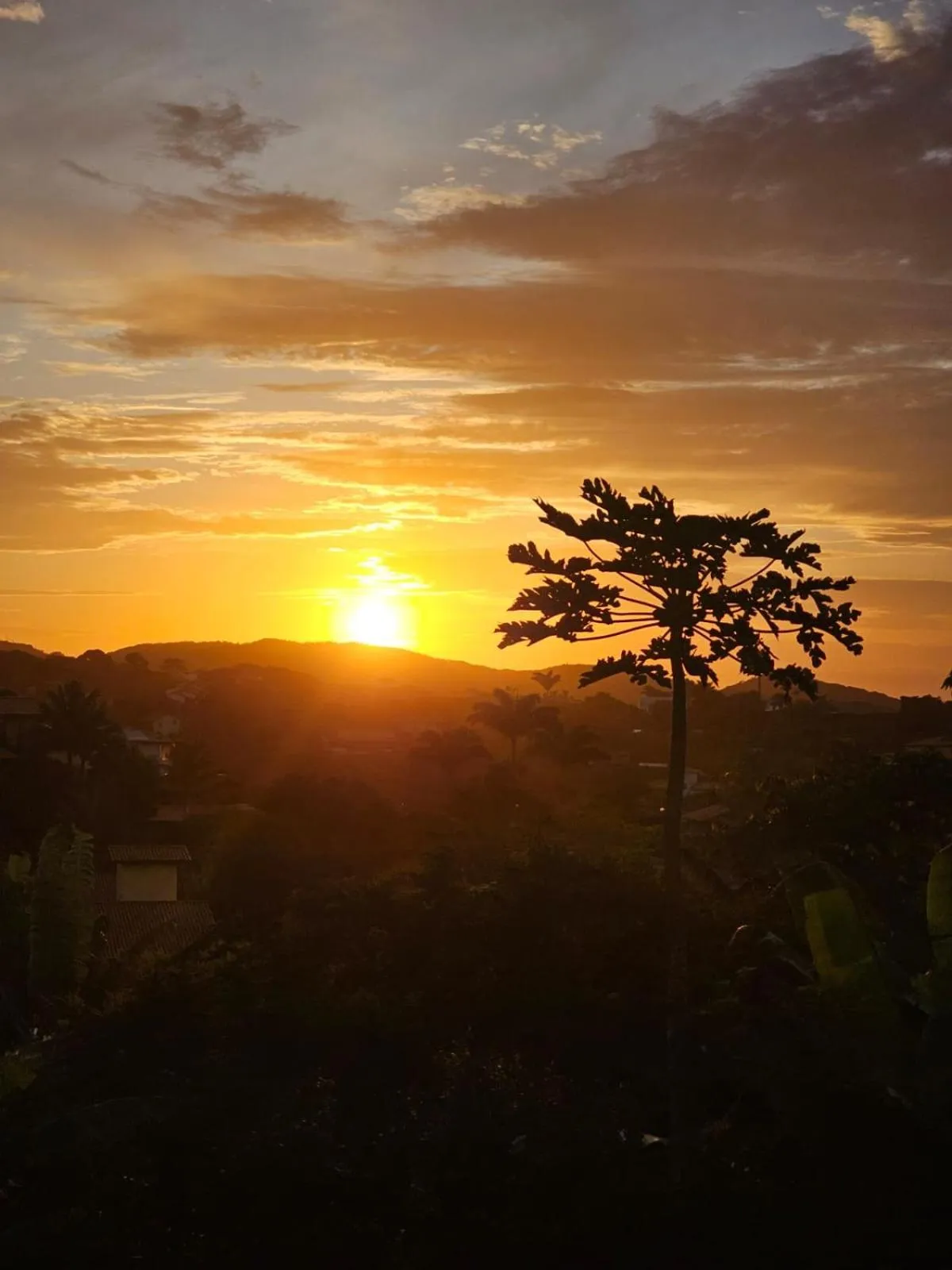 Sunset in Namorada Brava Guest House