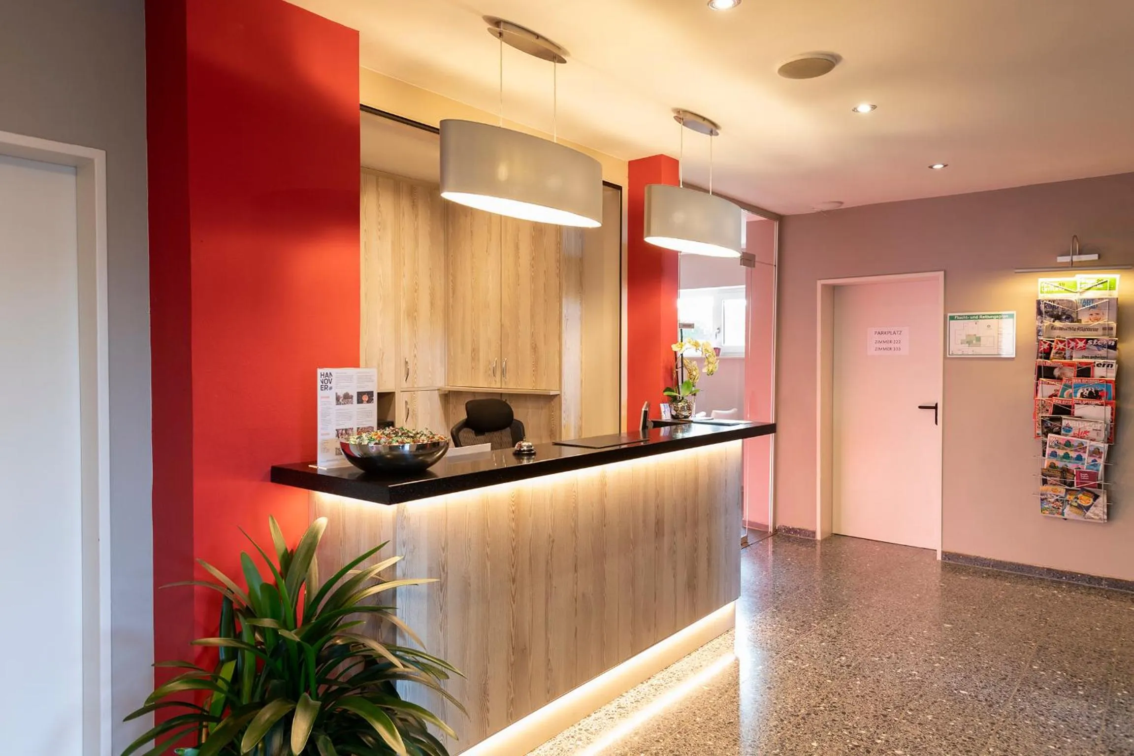 Lobby or reception in Hotel Westerfeld