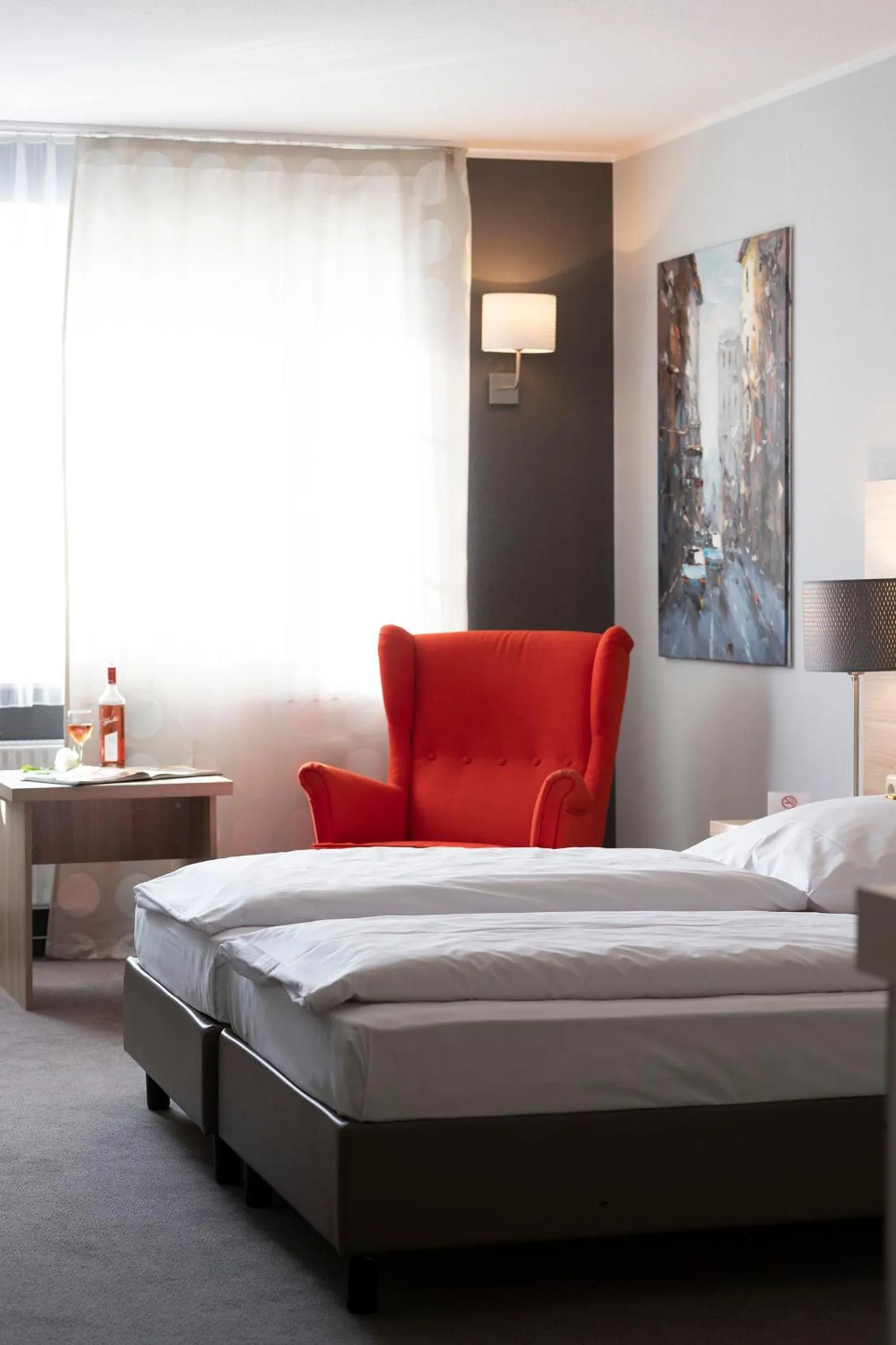 Bed in Hotel Westerfeld