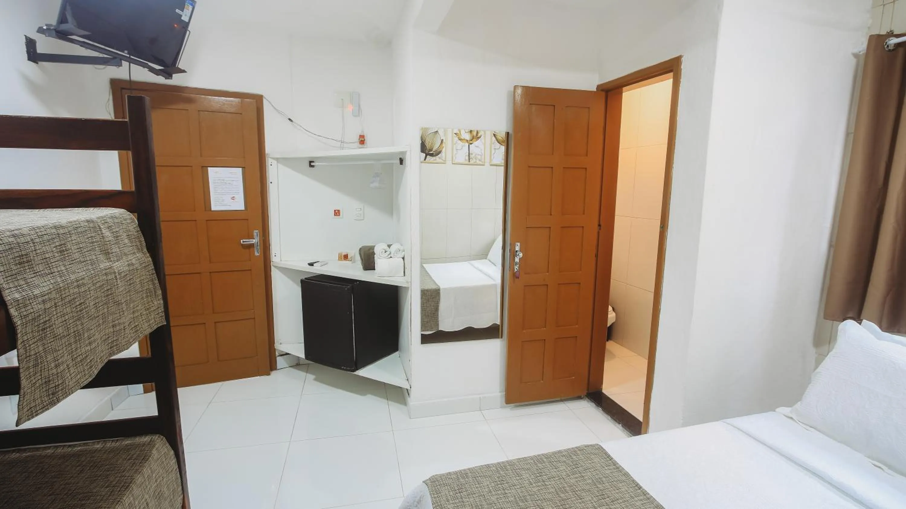 Bed in Pousada e Restaurante Tia Lita