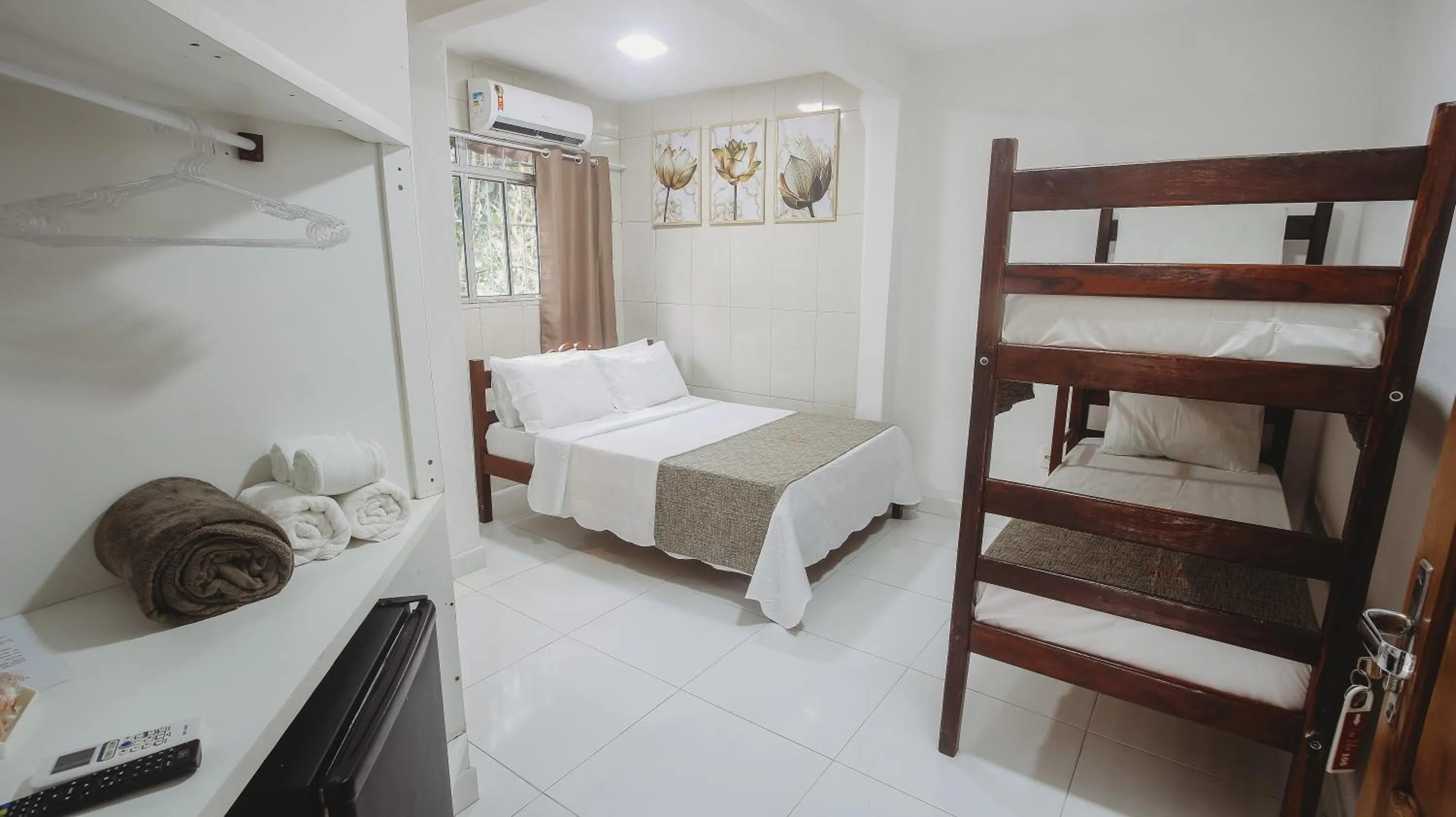 Bed in Pousada e Restaurante Tia Lita