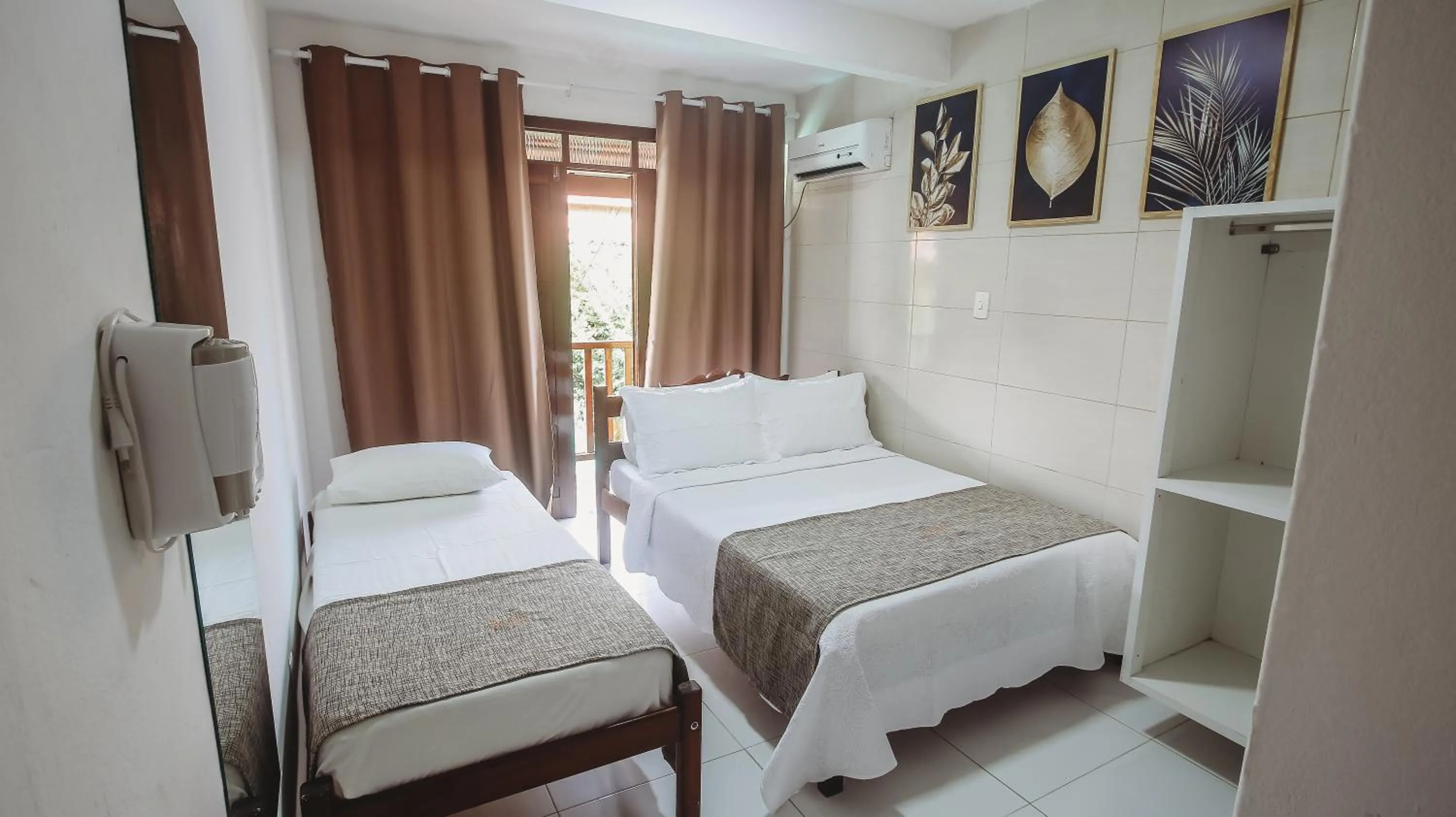 Bed in Pousada e Restaurante Tia Lita