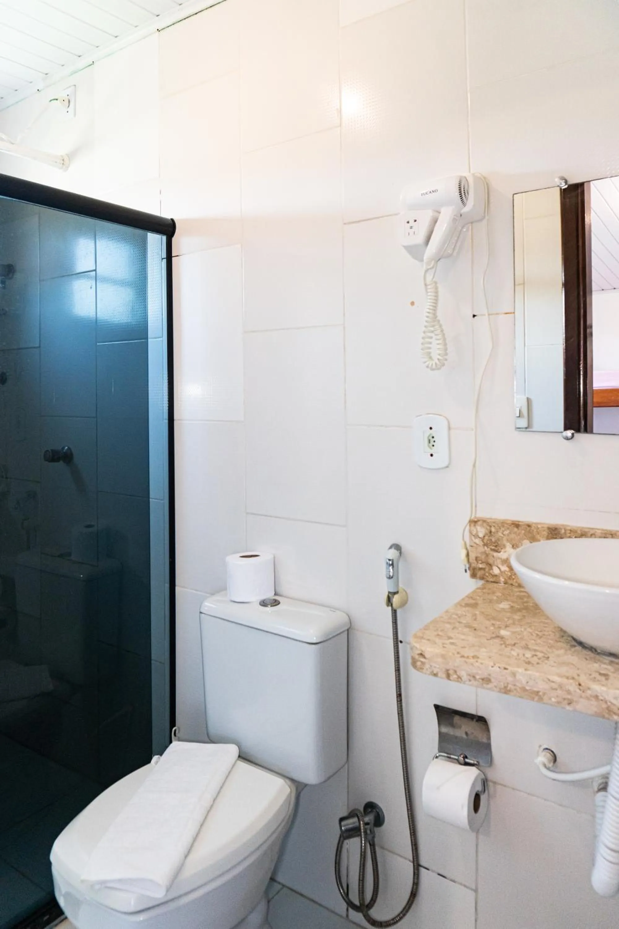 Shower in Pousada e Restaurante Tia Lita