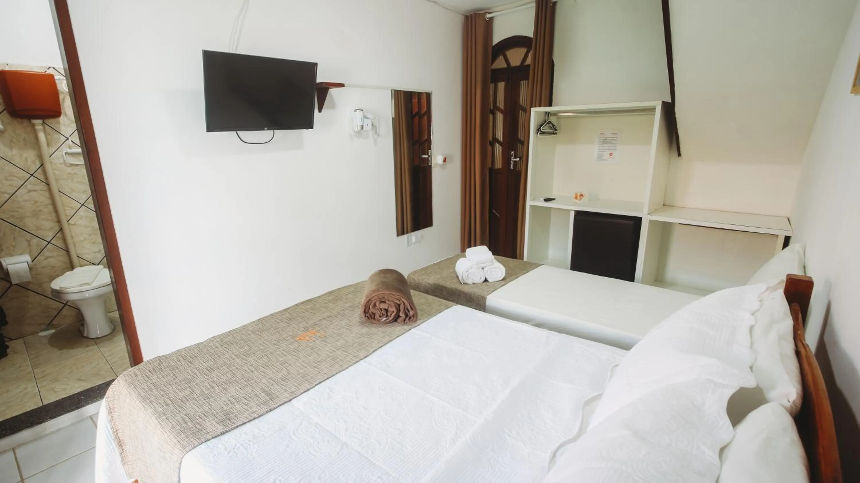 Bed in Pousada e Restaurante Tia Lita