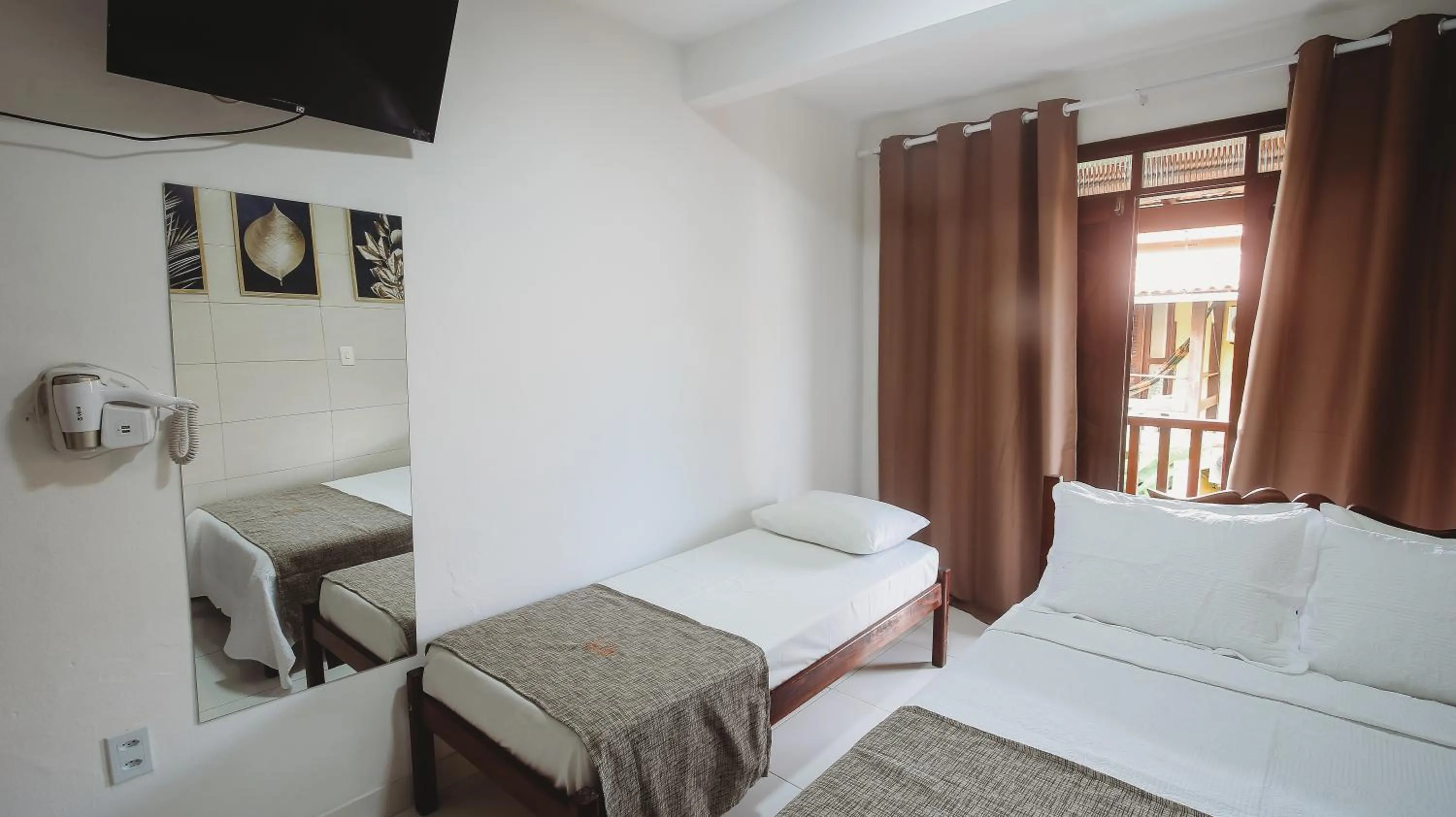 Bed in Pousada e Restaurante Tia Lita