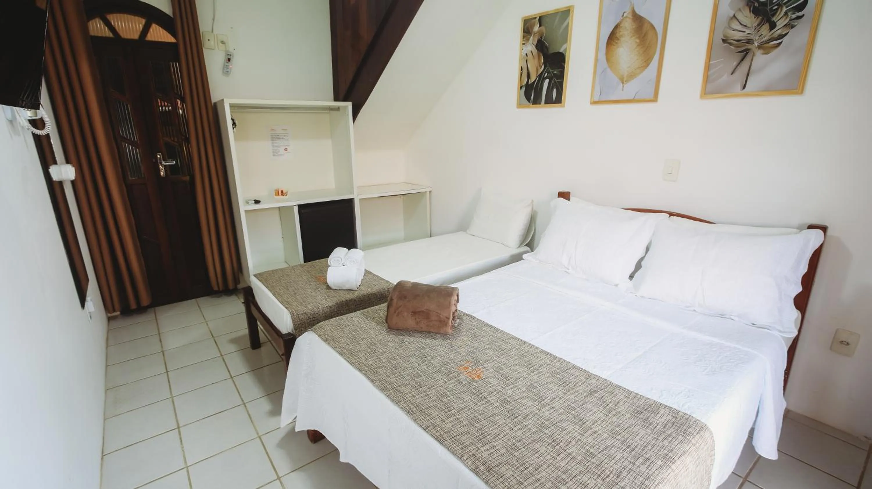 Bed in Pousada e Restaurante Tia Lita