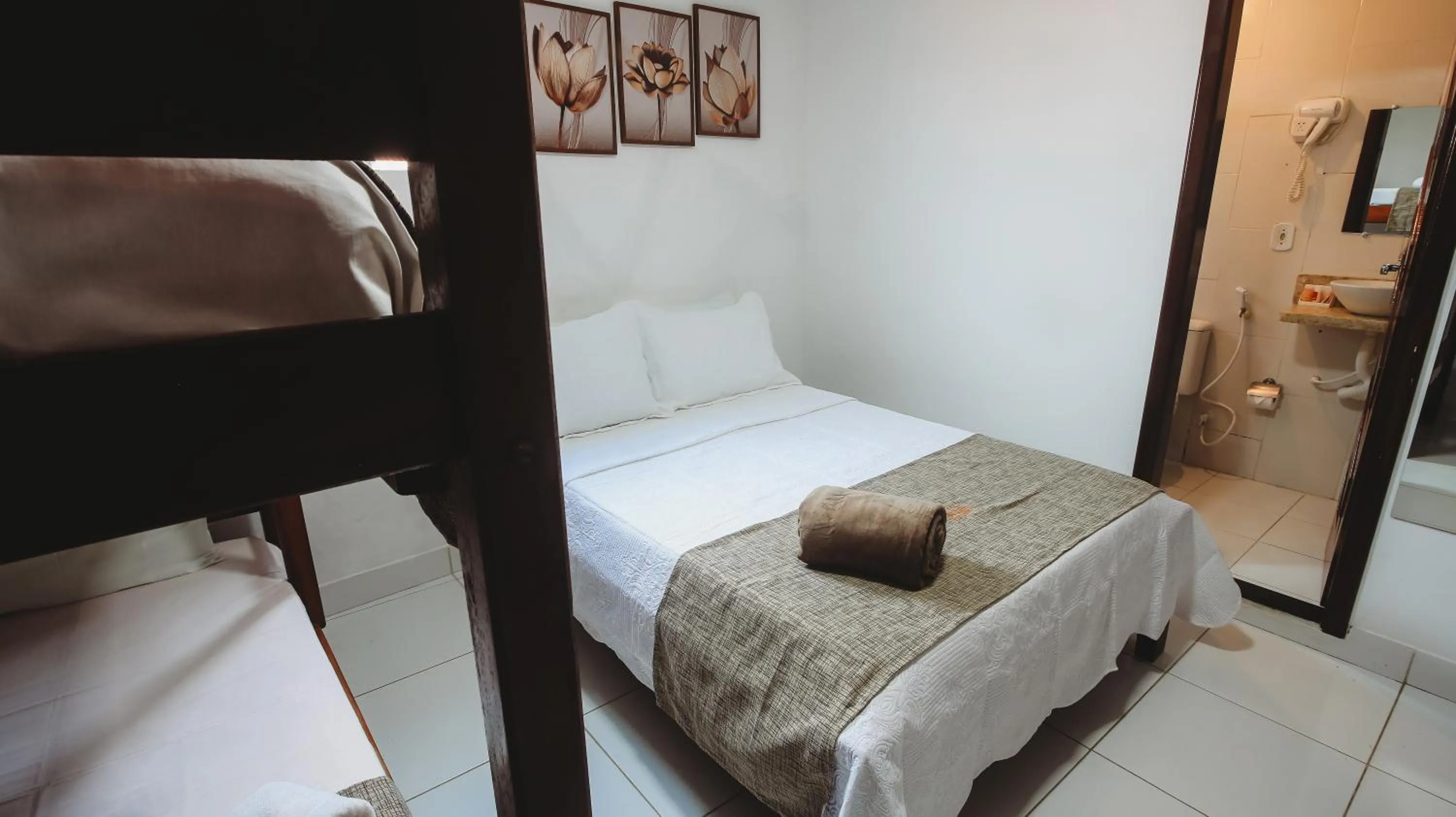 Bed in Pousada e Restaurante Tia Lita