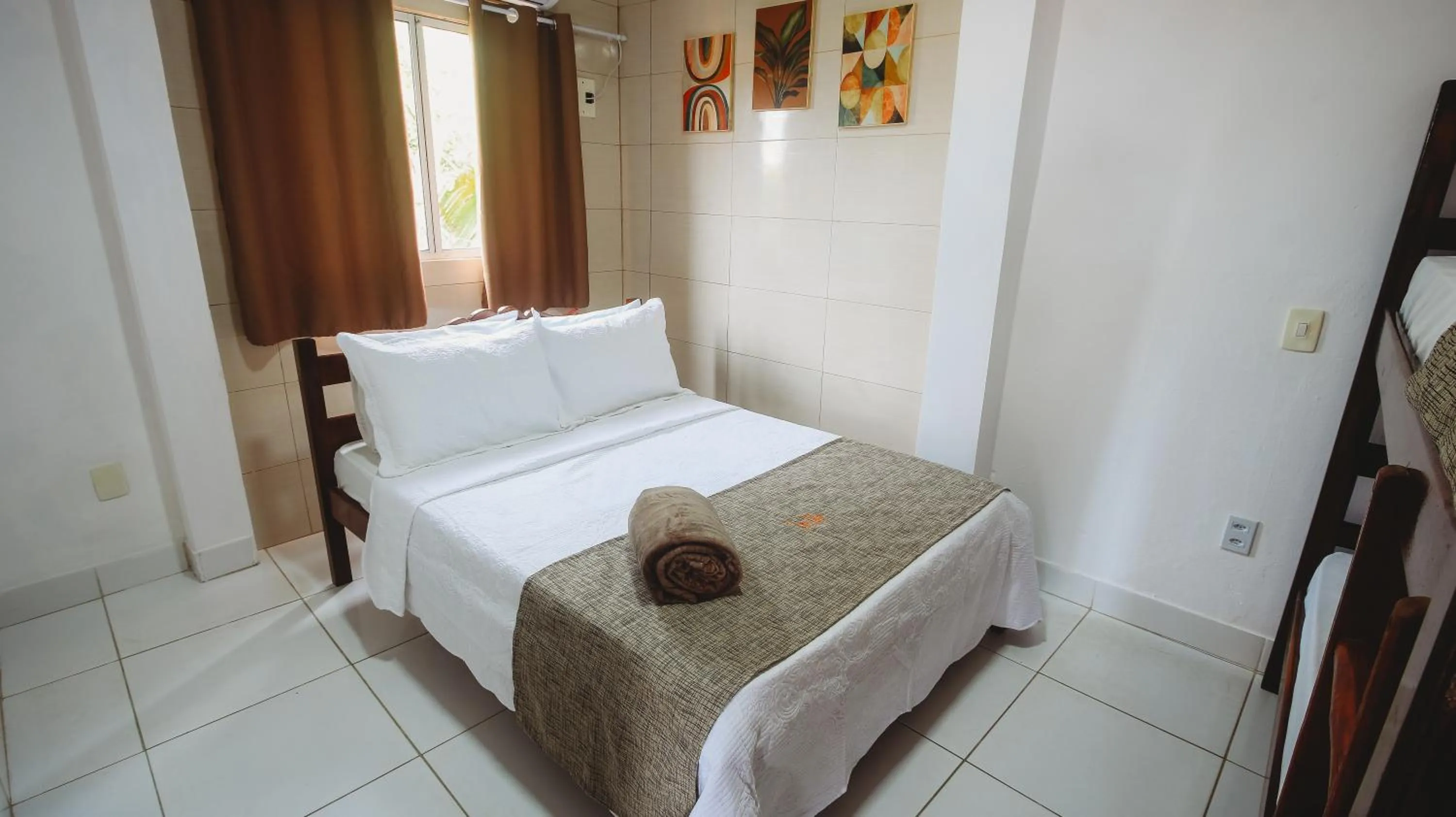 Bed in Pousada e Restaurante Tia Lita