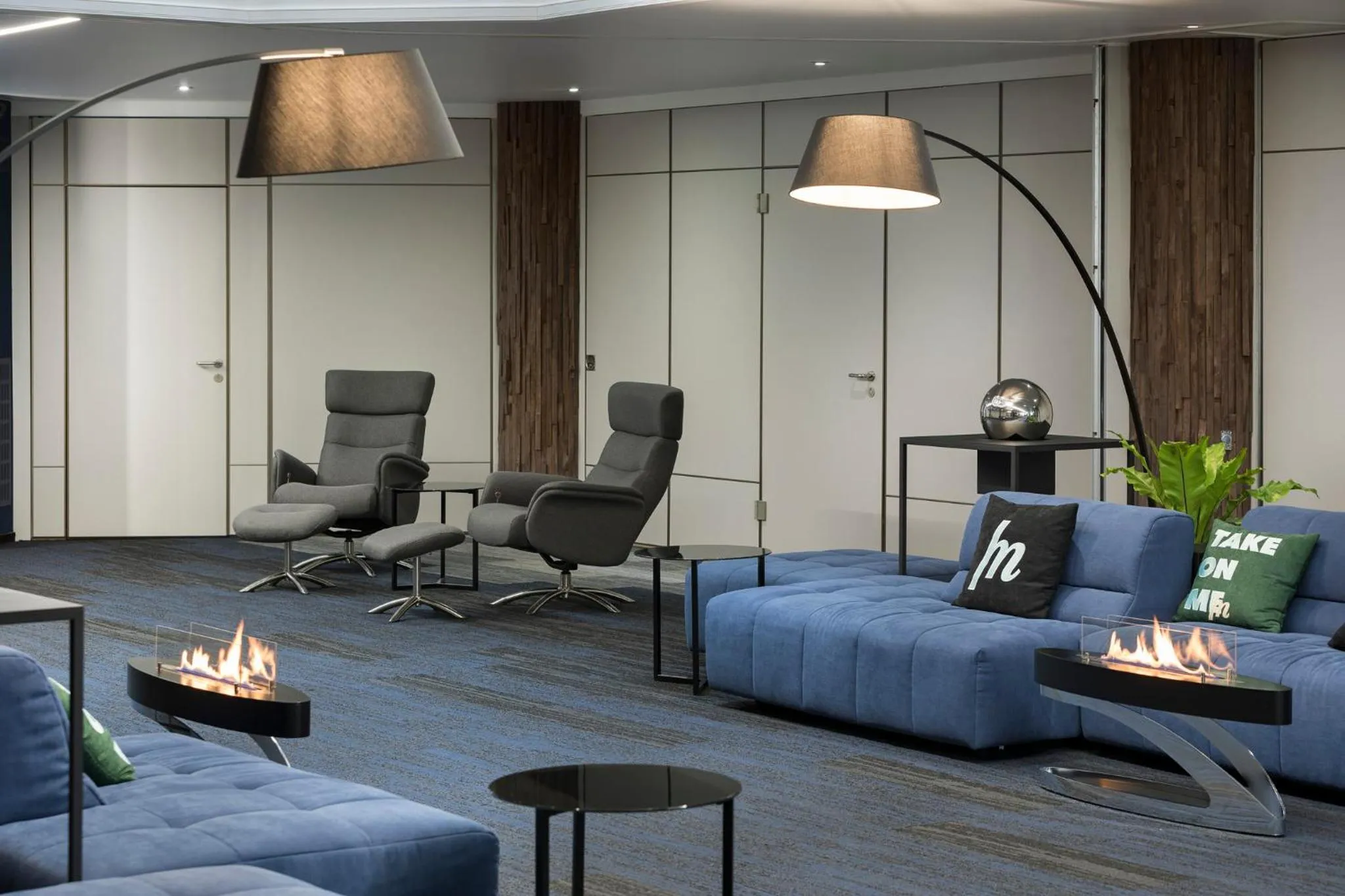 Seating area in SeePark Hotel Murten