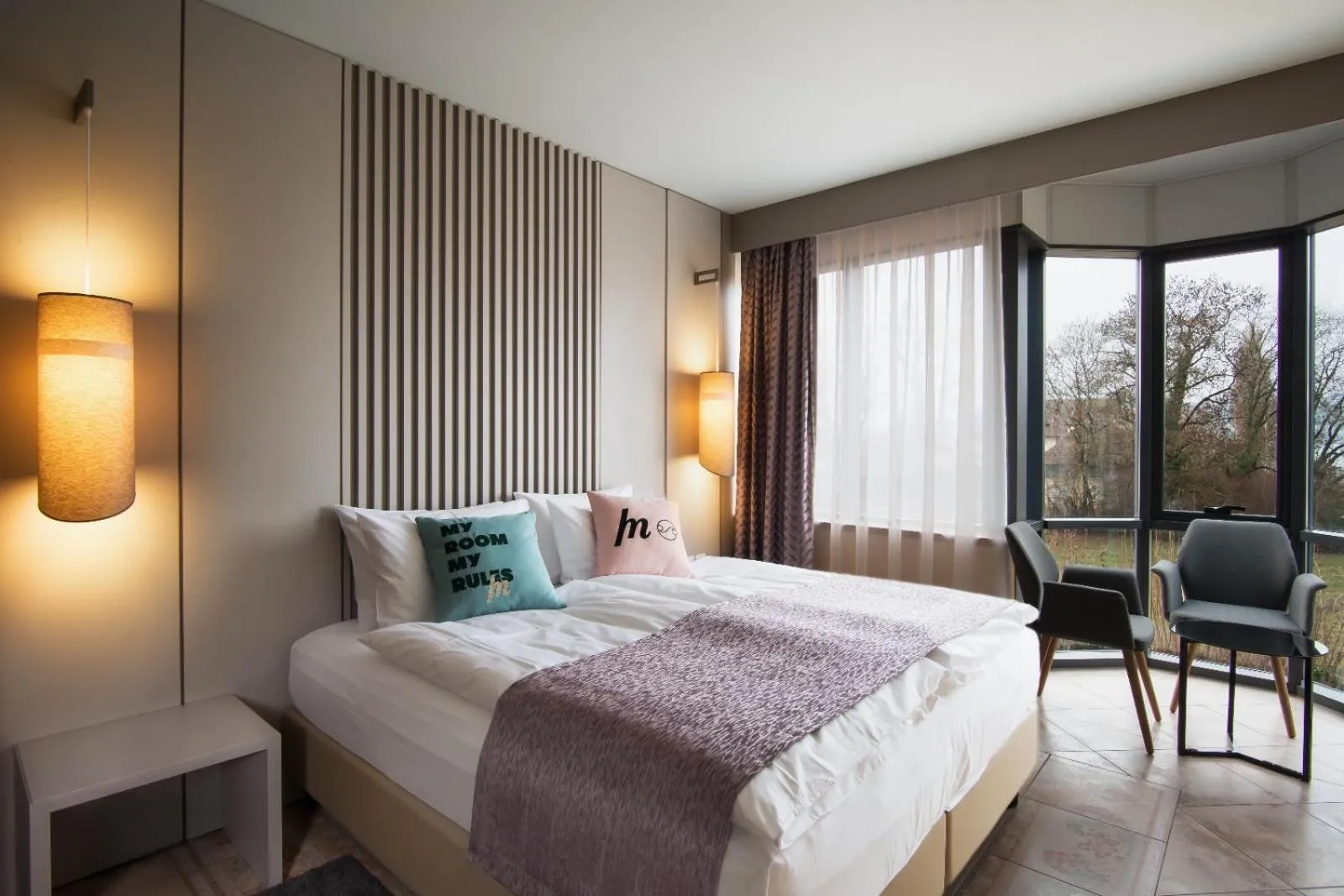 Bedroom, Bed in SeePark Hotel Murten