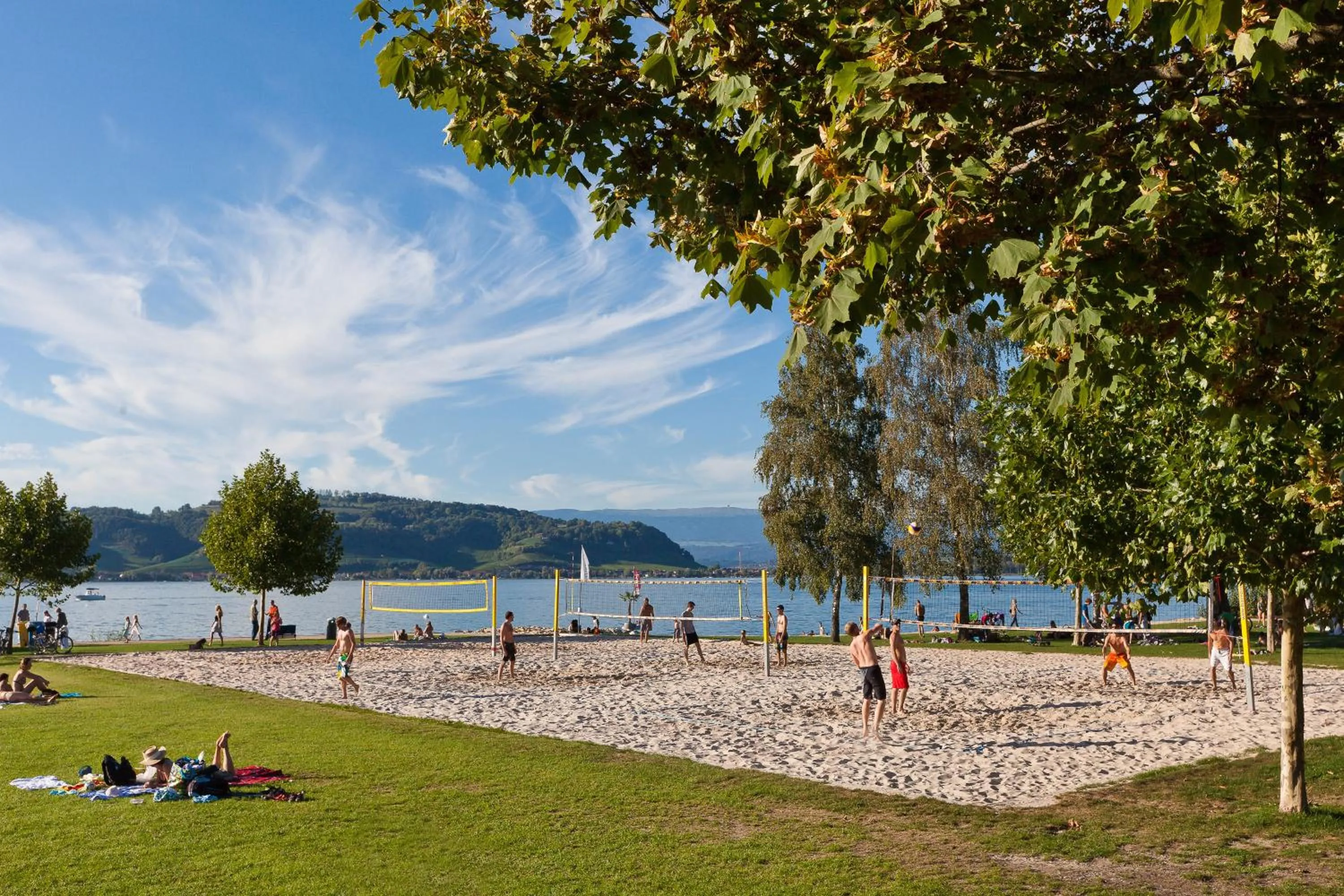 Beach in SeePark Hotel Murten