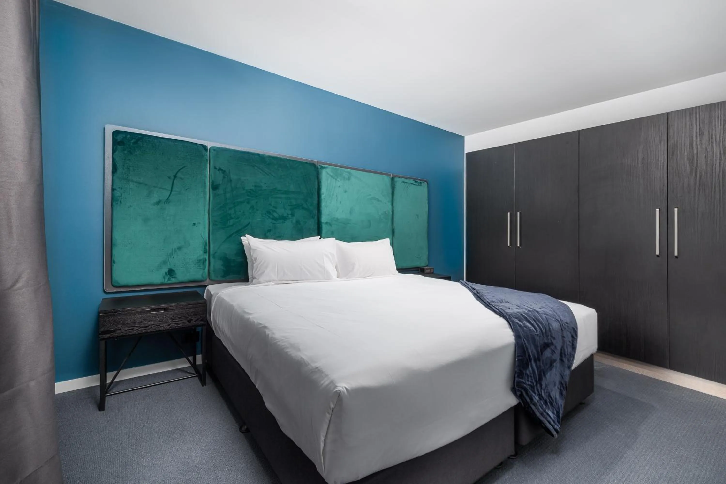 Bedroom, Bed in Oros Hotel and Apartments