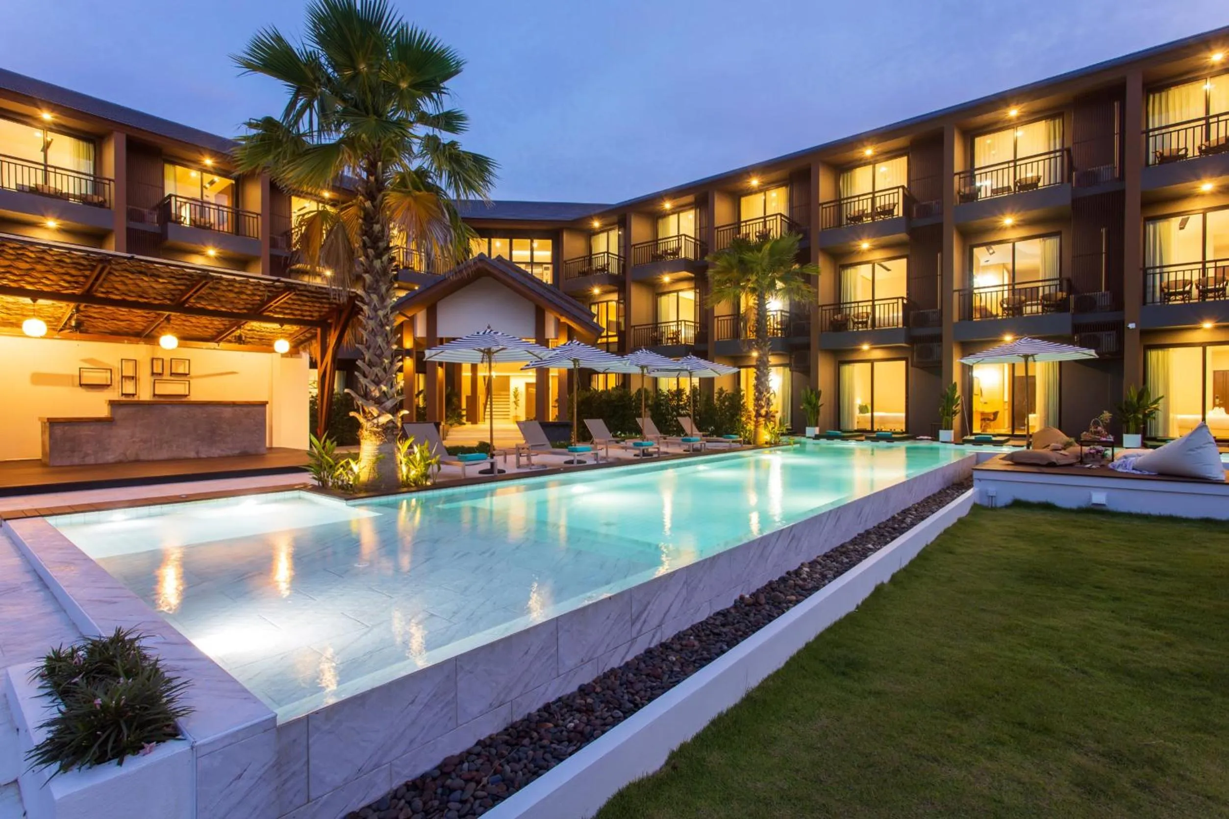 Property building in The Canale Samui Resort