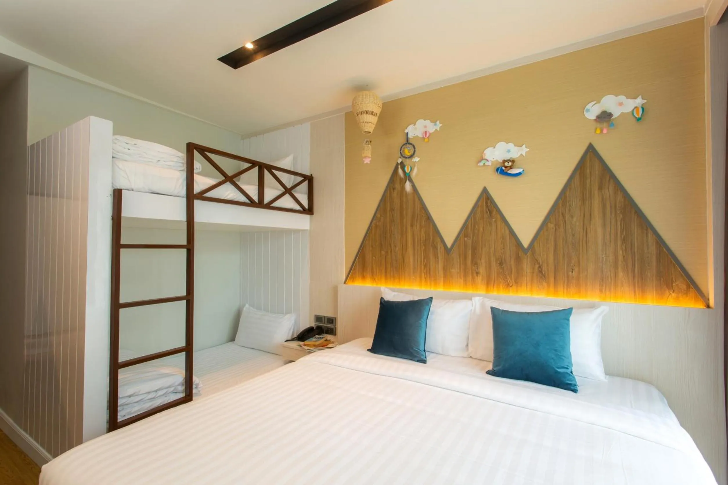 Bed in The Canale Samui Resort