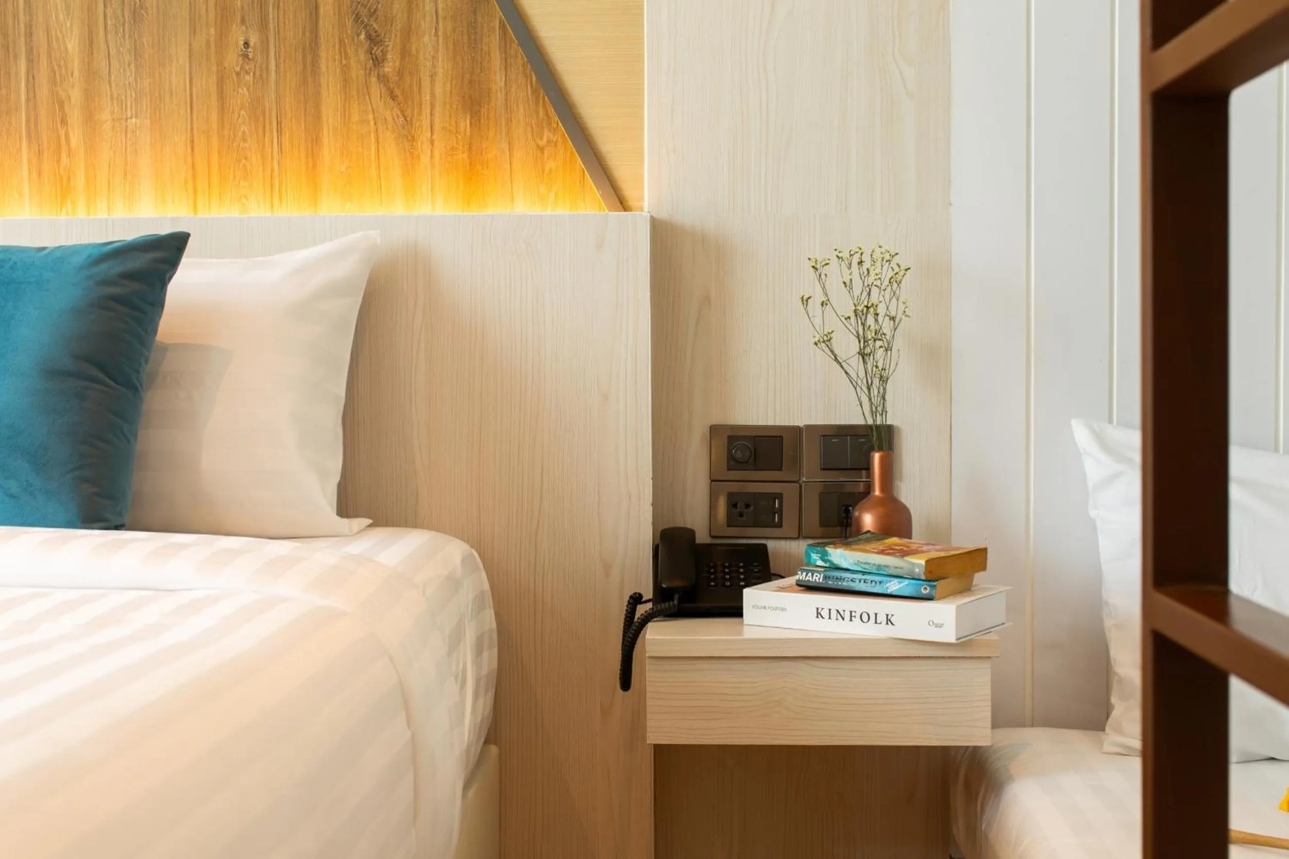 Bed in The Canale Samui Resort