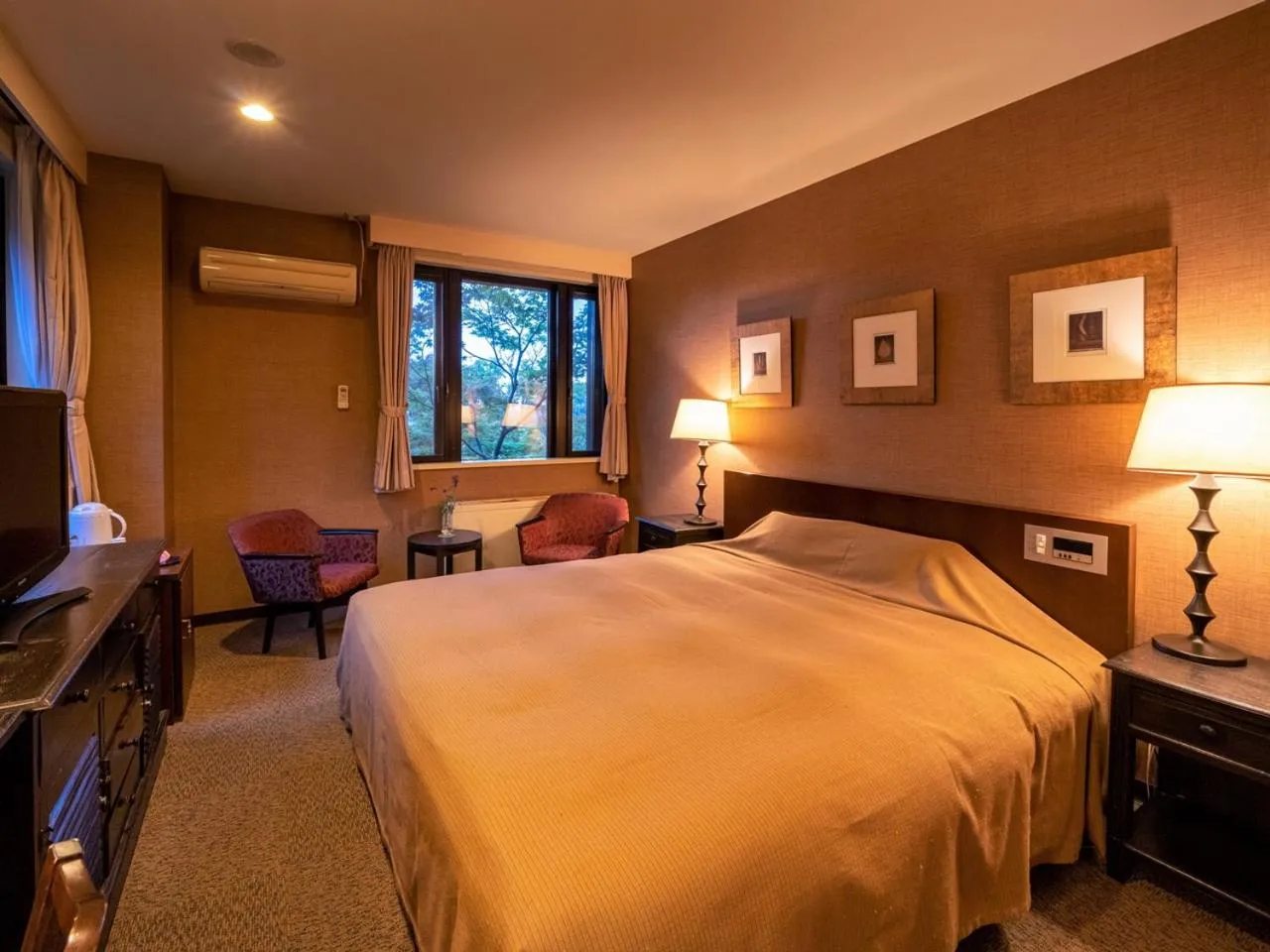 Bed in Apikogen Mori no Hotel