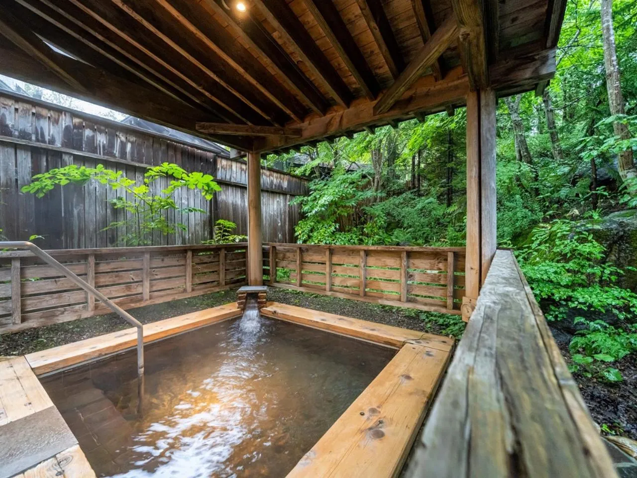 Open Air Bath in Apikogen Mori no Hotel
