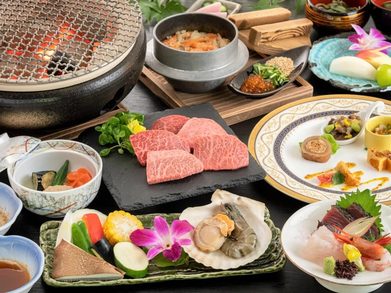 Food in Apikogen Mori no Hotel