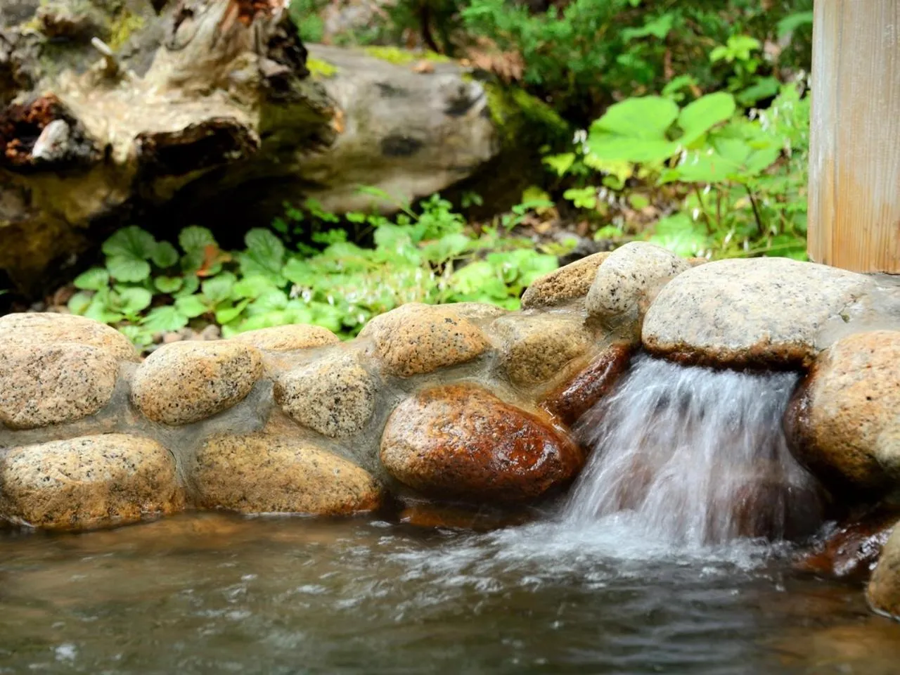 Open Air Bath in Apikogen Mori no Hotel